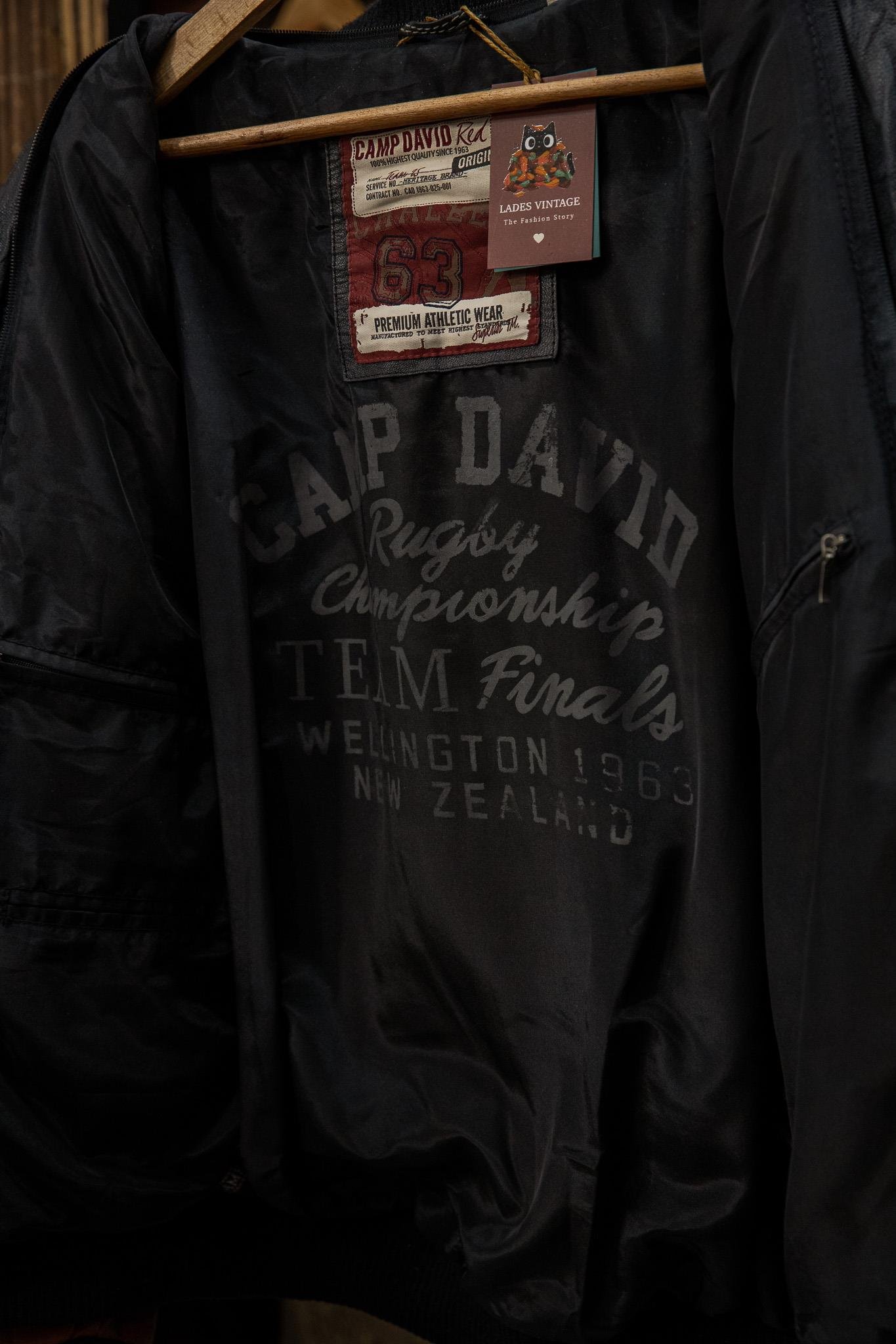 CAMP DAVID RED PREMIUM Bomber Deri Ceket