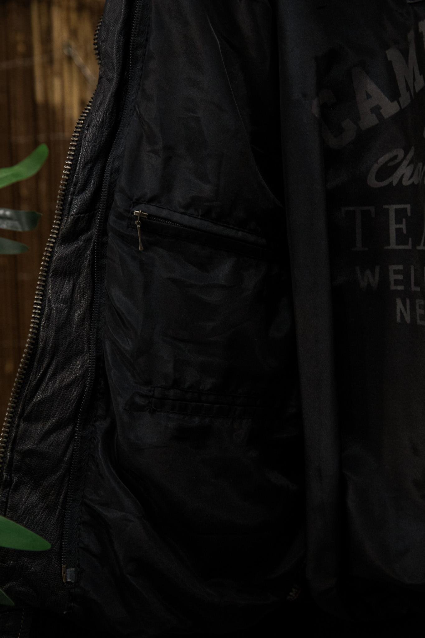 CAMP DAVID RED PREMIUM Bomber Deri Ceket