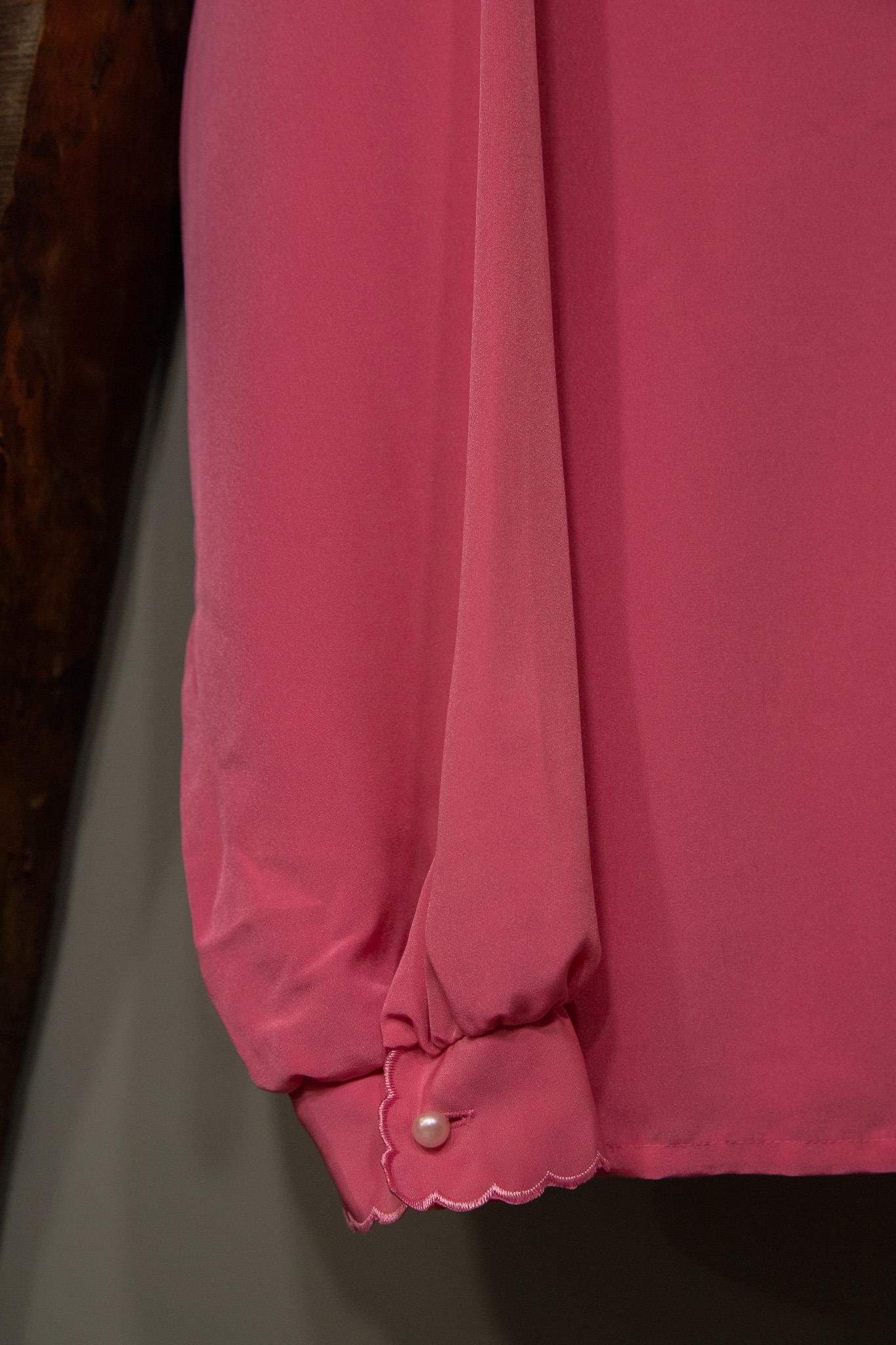 Chris JB. Pink Nakışlı Model Kadın Gömlek