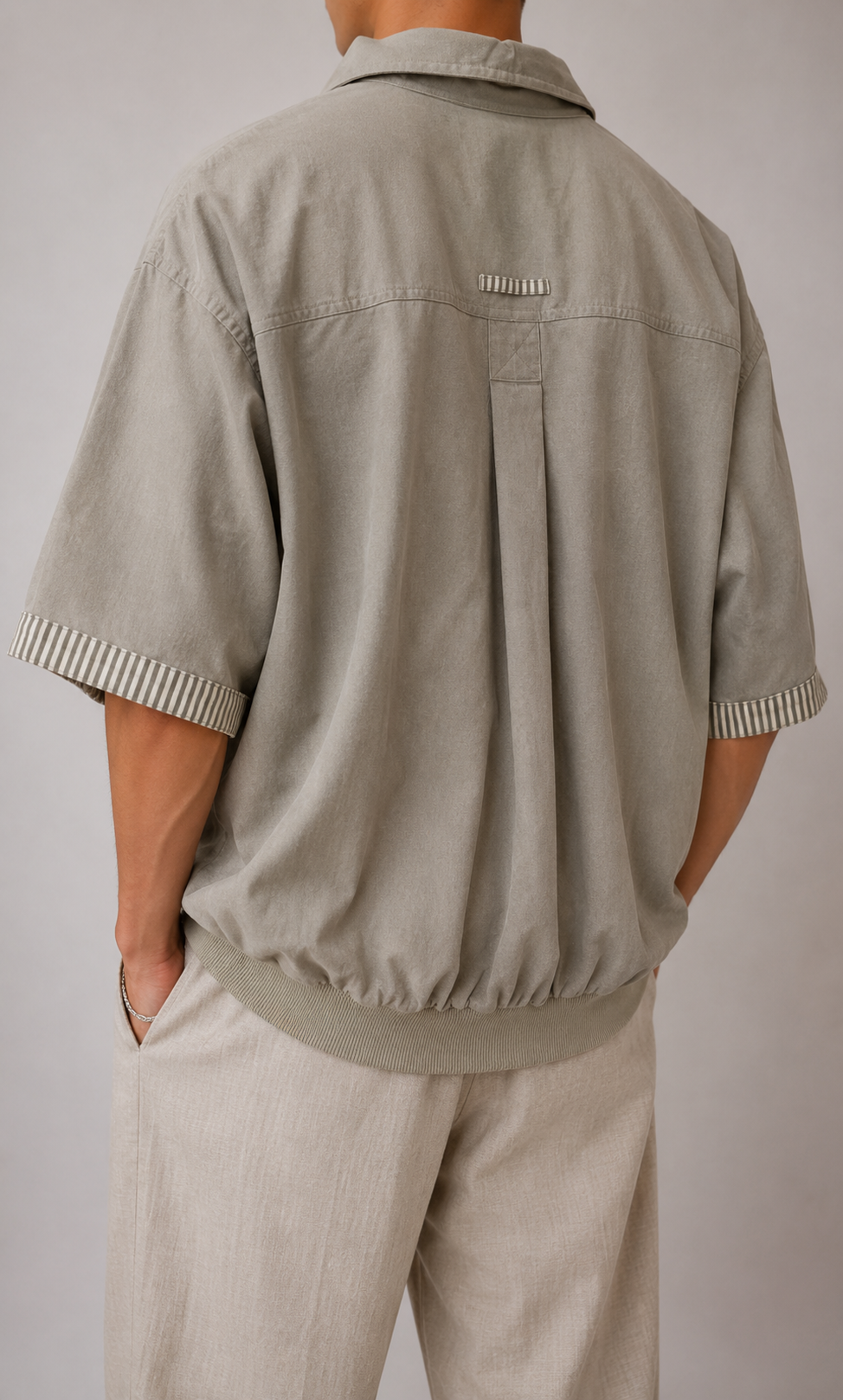 Çift Cepli Workwear Safari Gömlek
