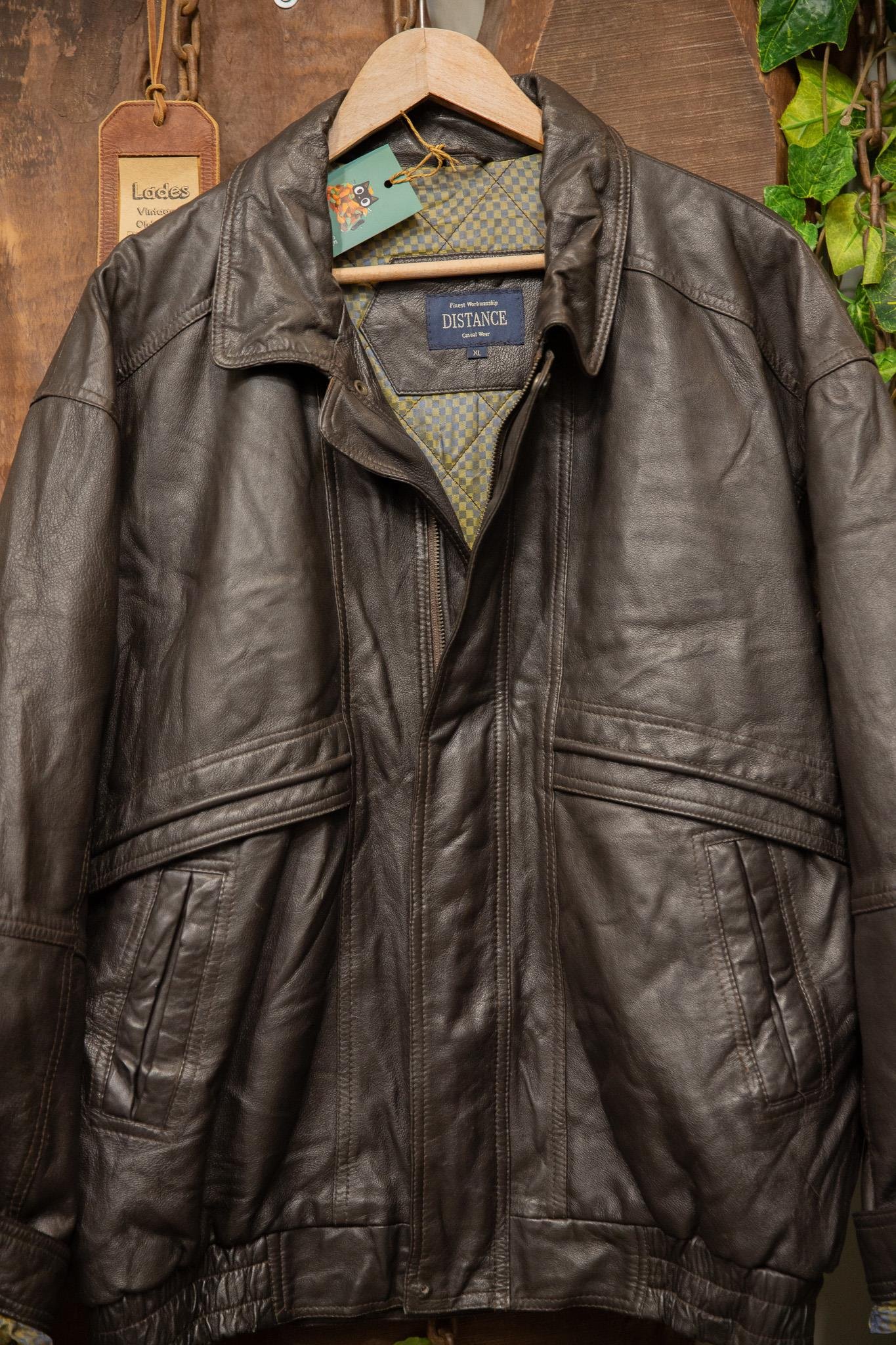 Classic 80s/90s Bomber Deri Ceket