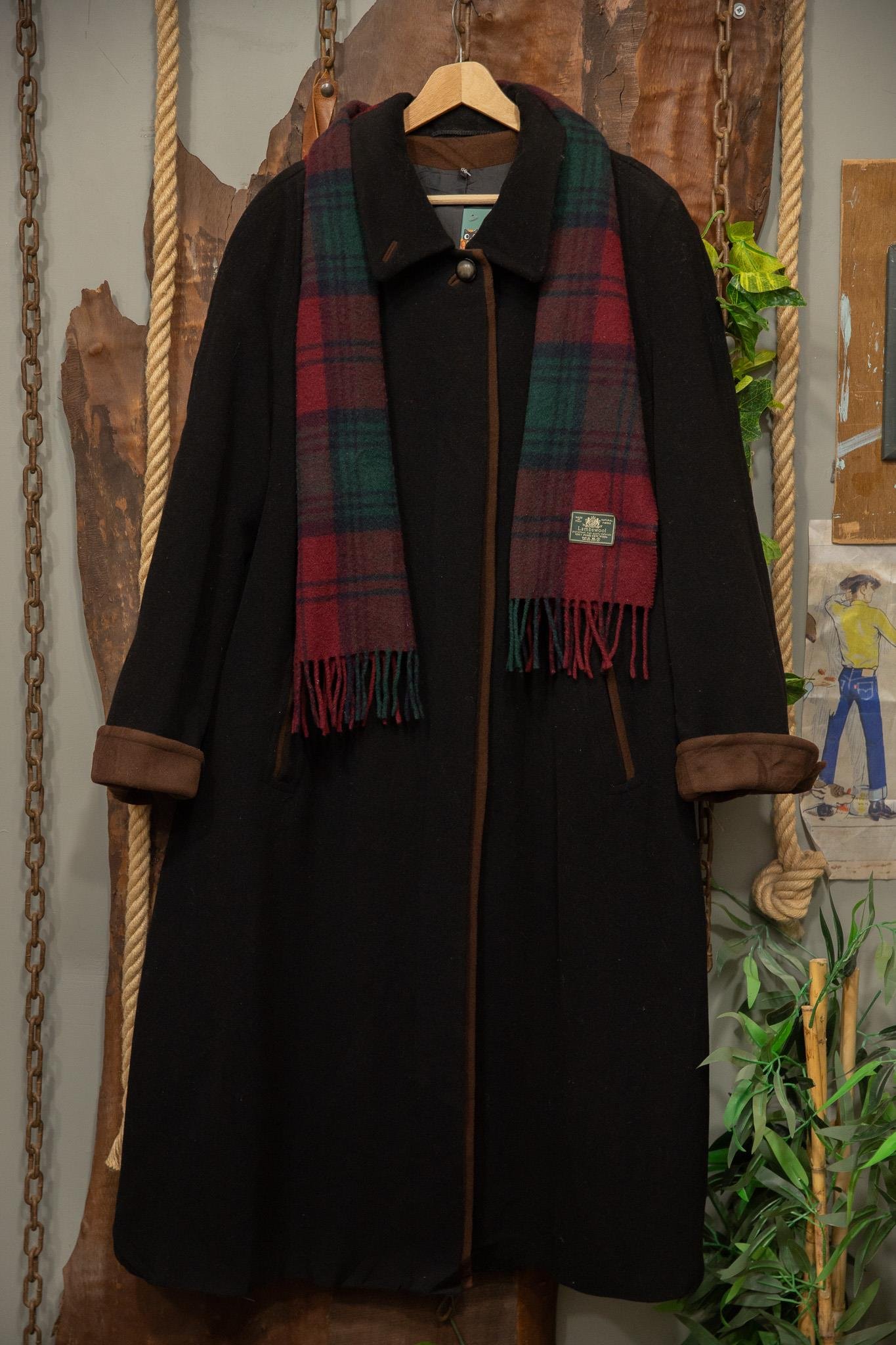 Classic 90's Wool Kaşe Kaban