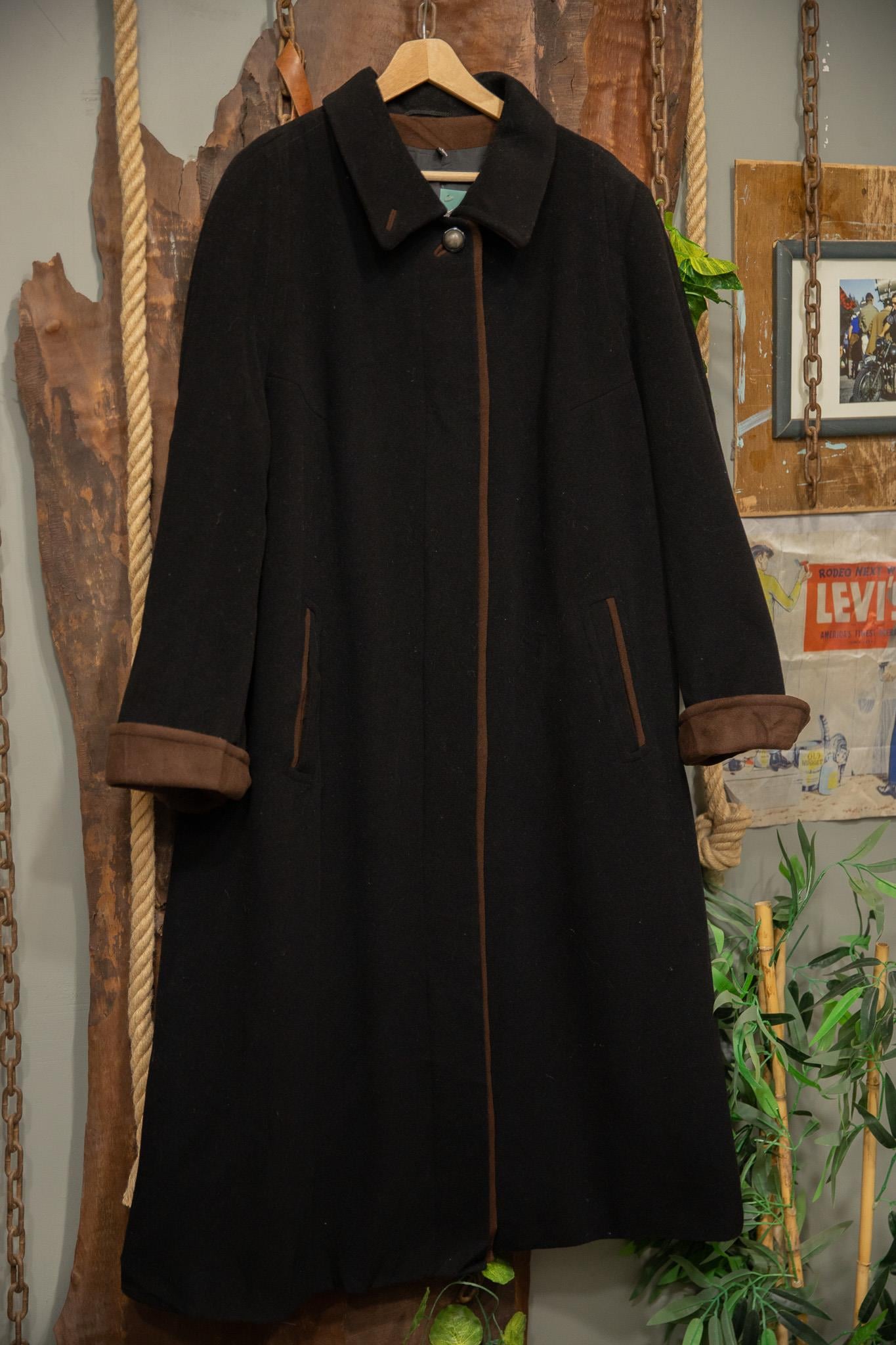 Classic 90's Wool Kaşe Kaban