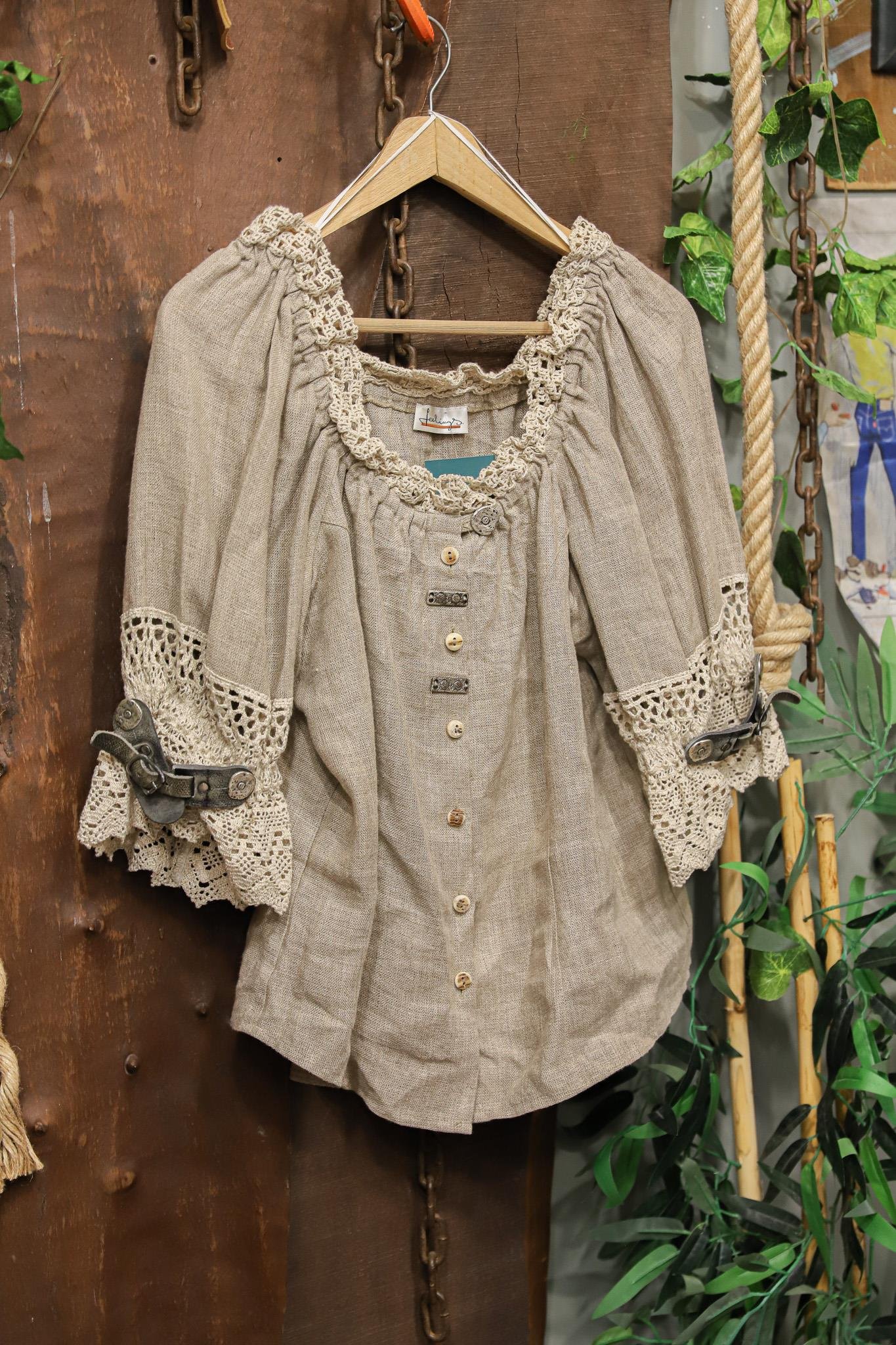 Classic Bavyera Keten Blouse 