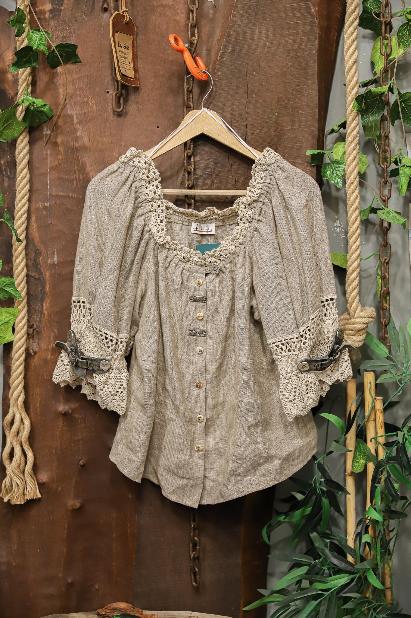 Classic Bavyera Keten Blouse 