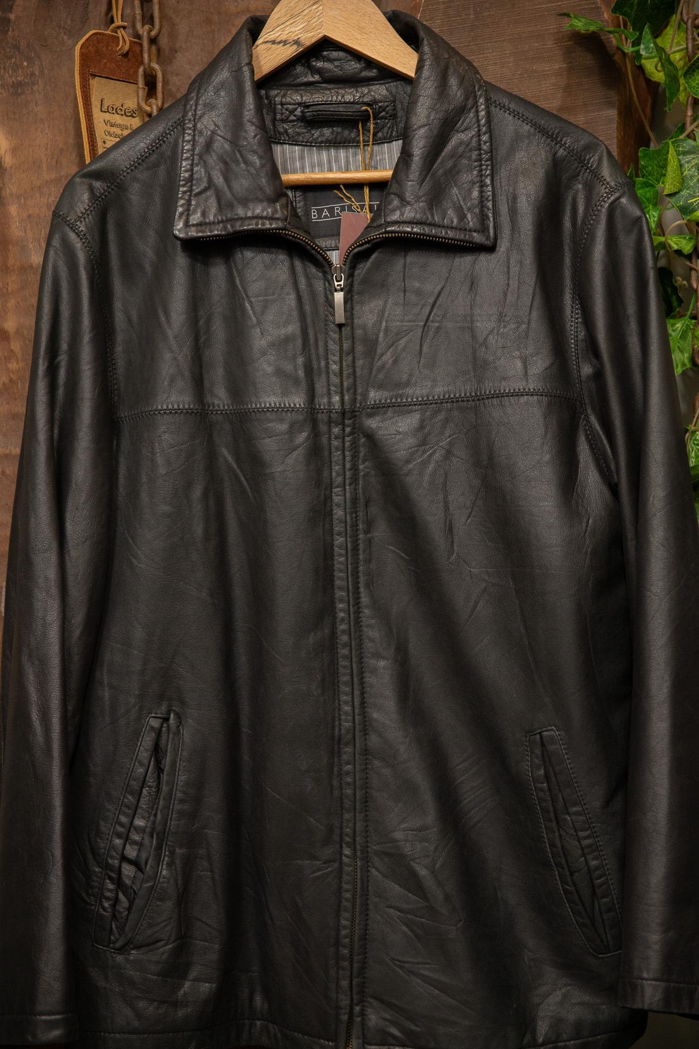 Classic Black Biker Deri Ceket