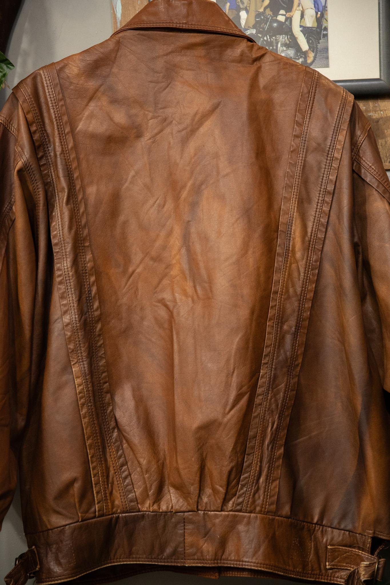 Classic Brown Bomber Deri Ceket