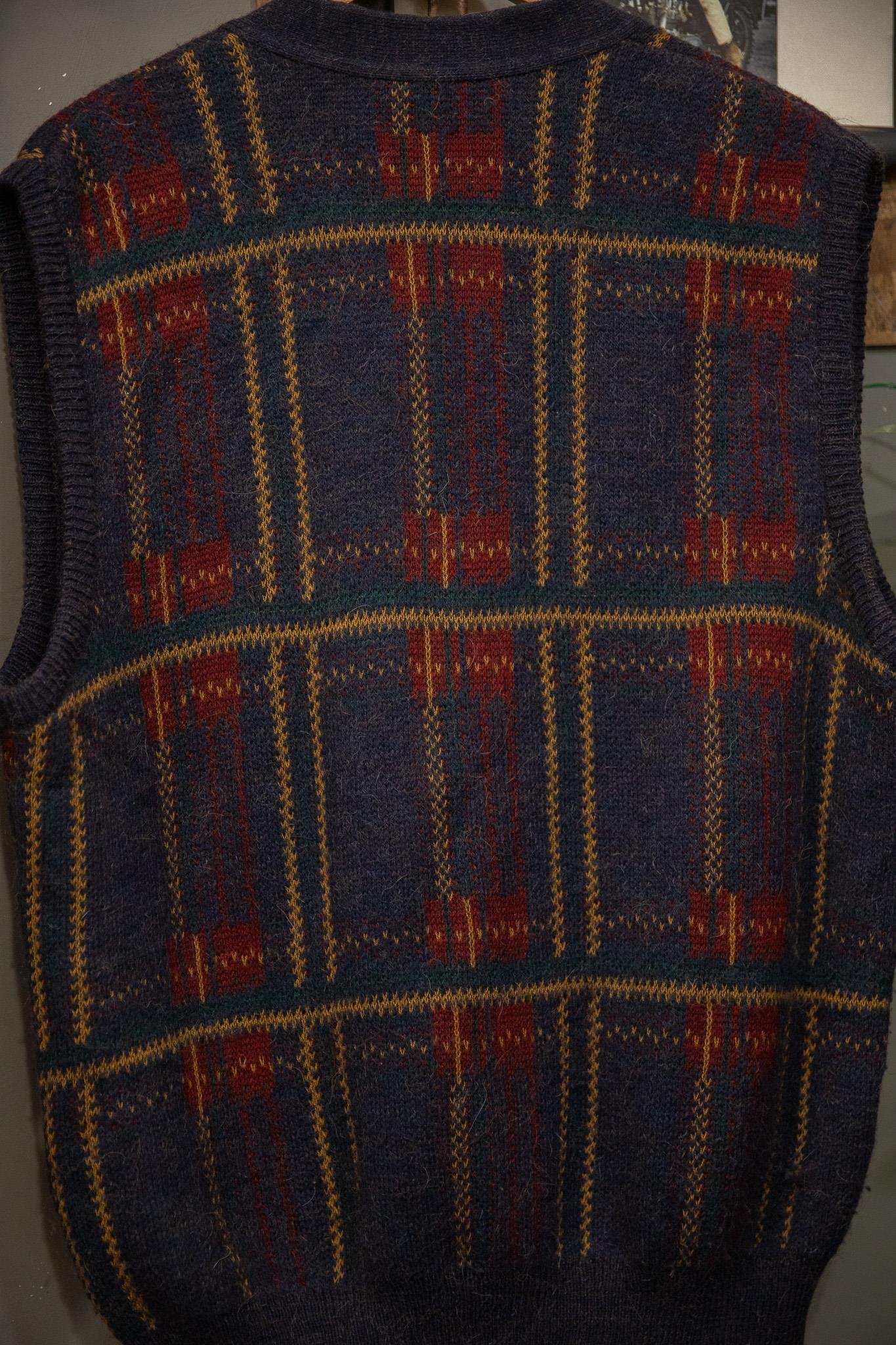 Classic Etnik Yelek-Sweater