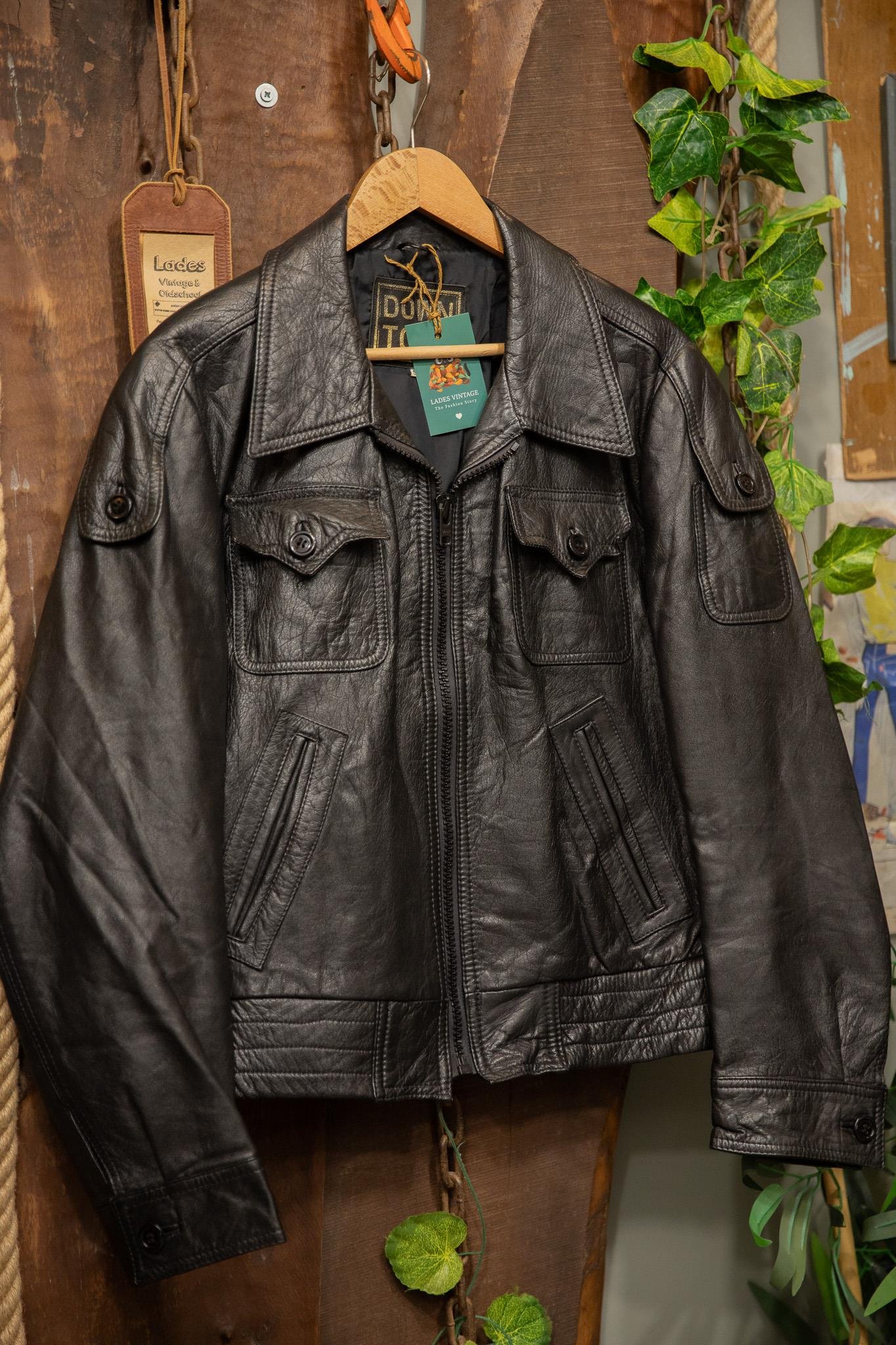 Classic Pilot Bomber Deri Ceket