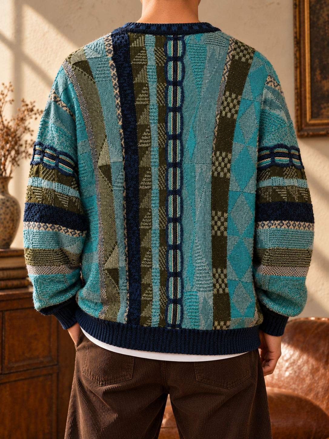 Coogi Tarz Classic V Yaka Kazak