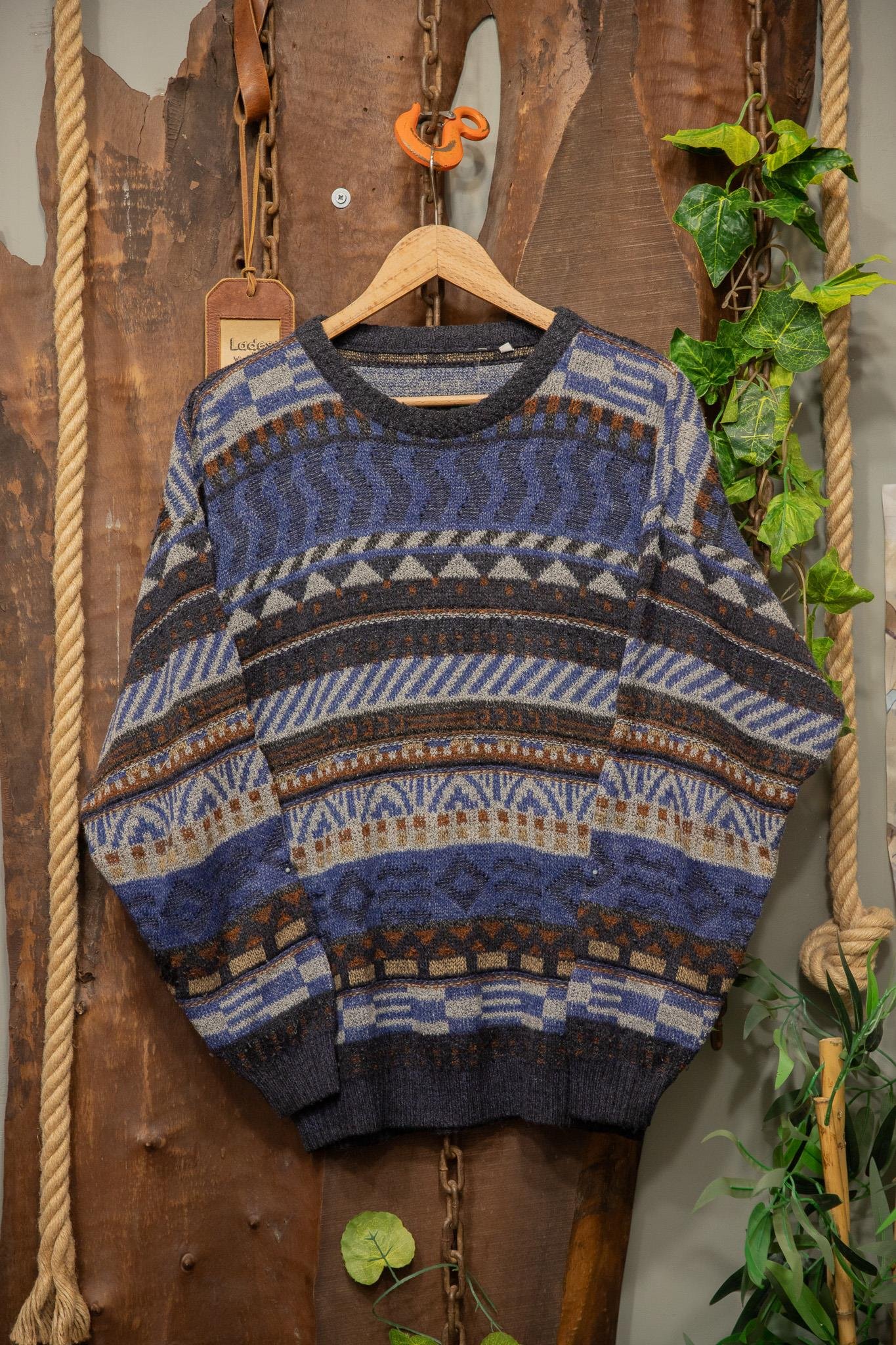 Coogi Vibes Örgü Kazak