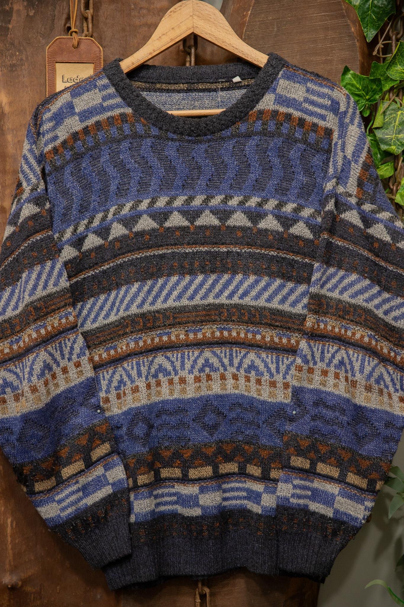 Coogi Vibes Örgü Kazak