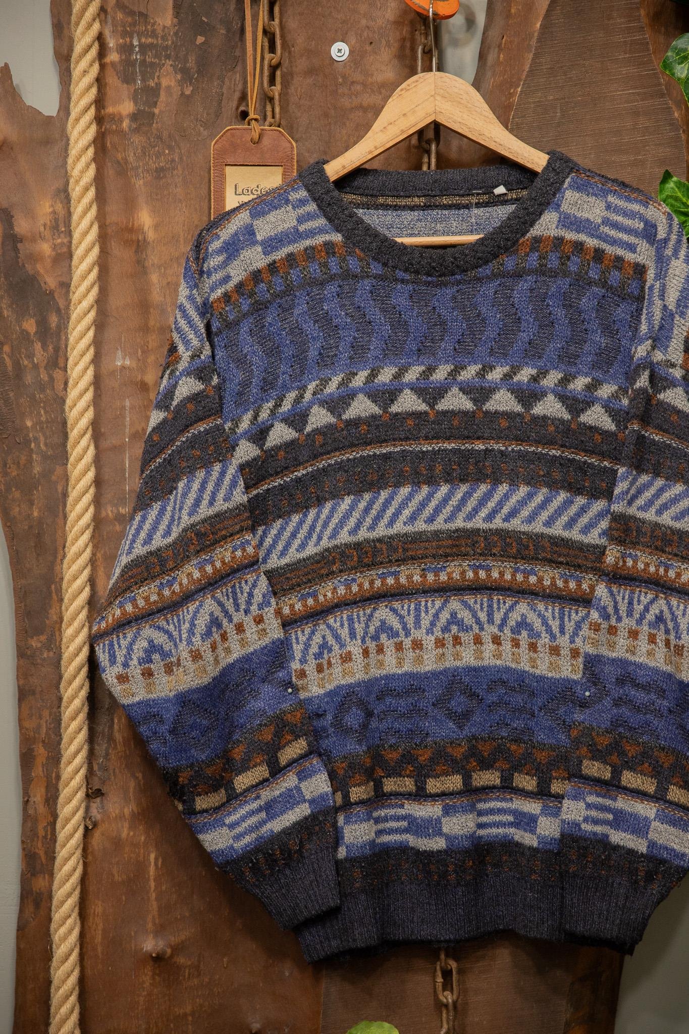 Coogi Vibes Örgü Kazak