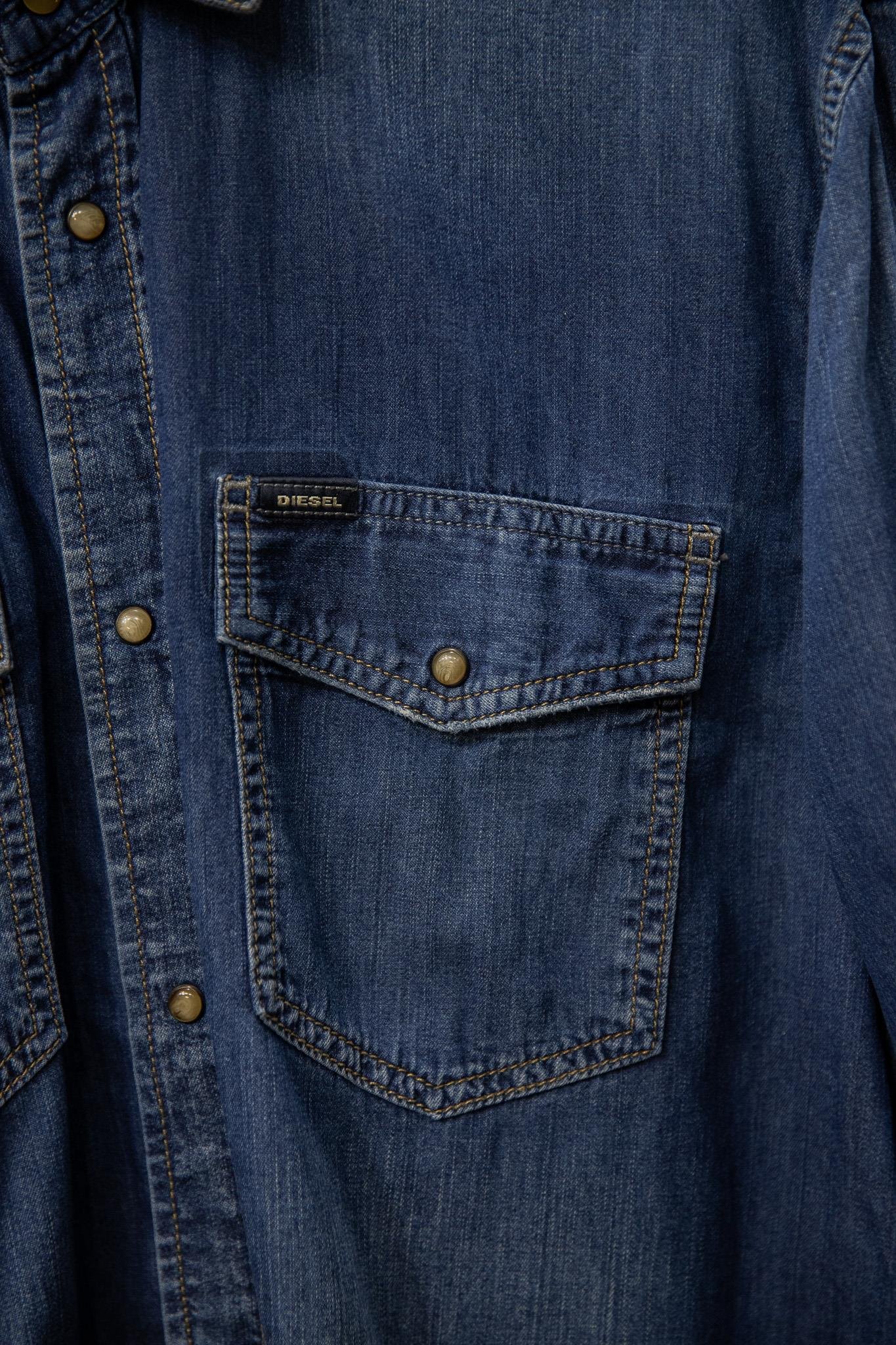 DIESEL Orginal Unisex Kot Gömlek