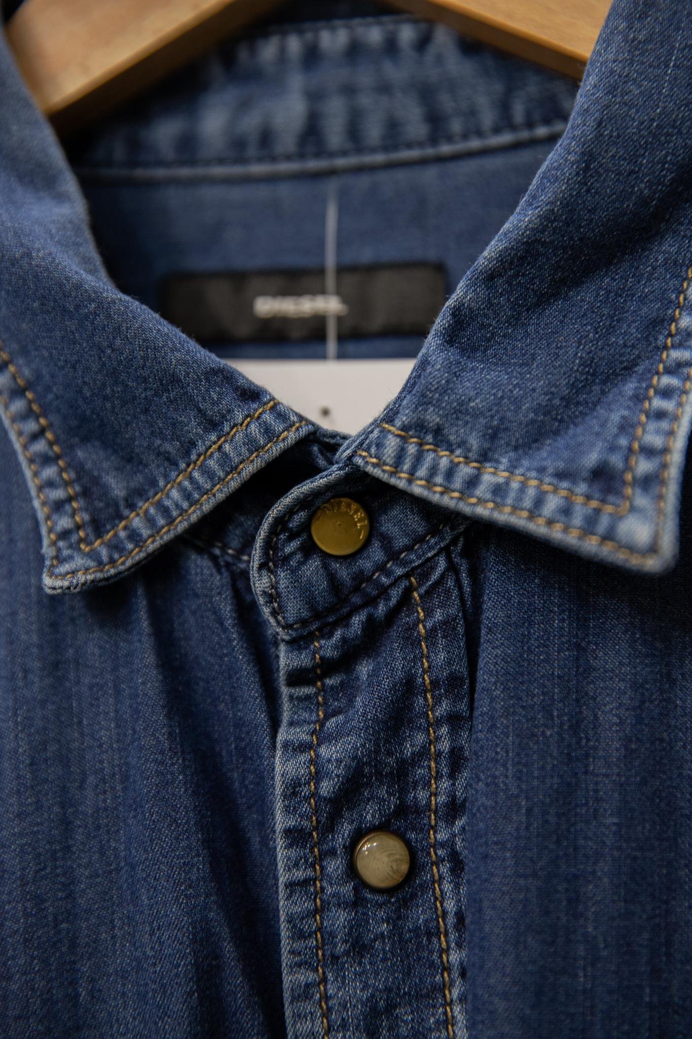 DIESEL Orginal Unisex Kot Gömlek