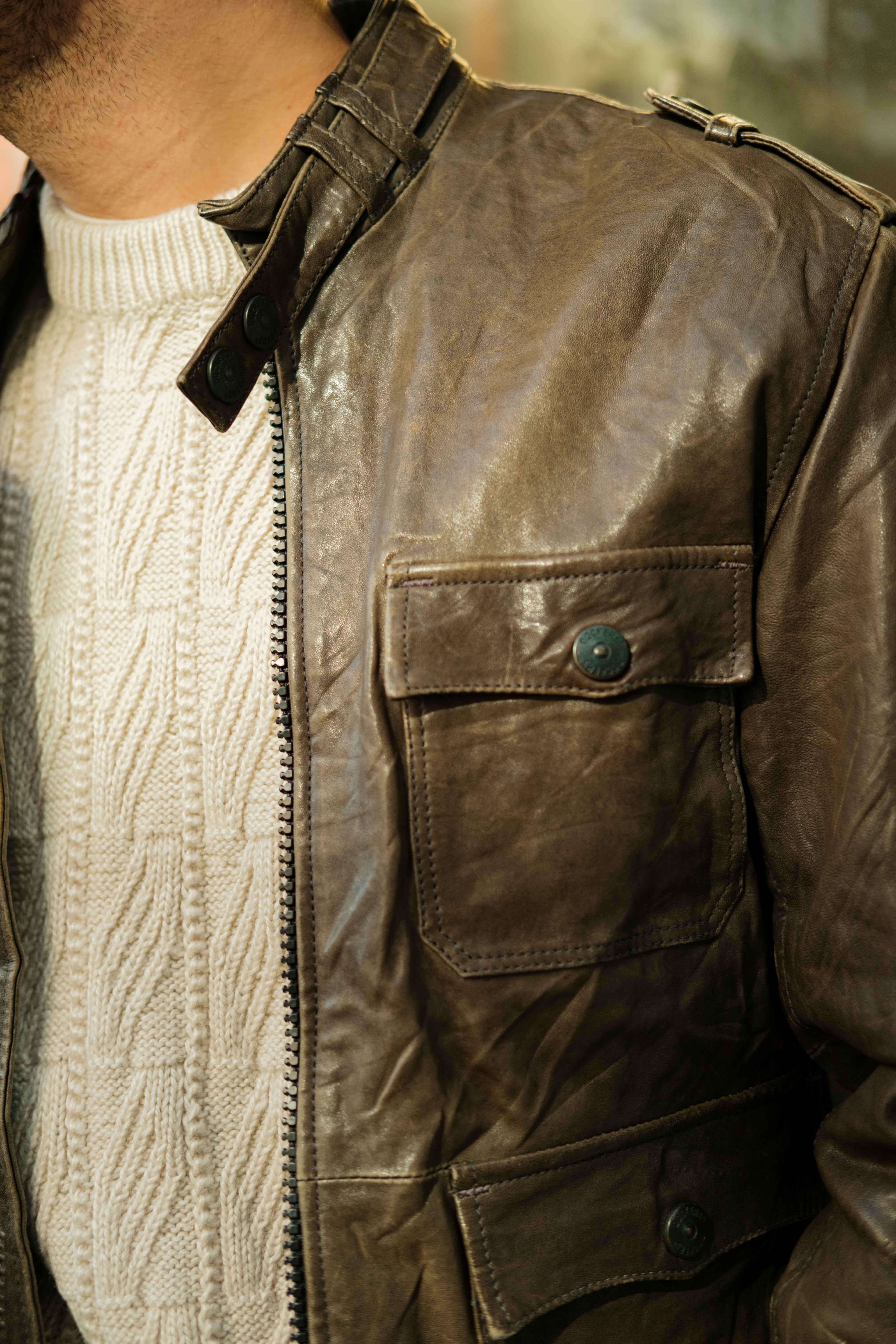 DOCKERS  DERİ CEKET
