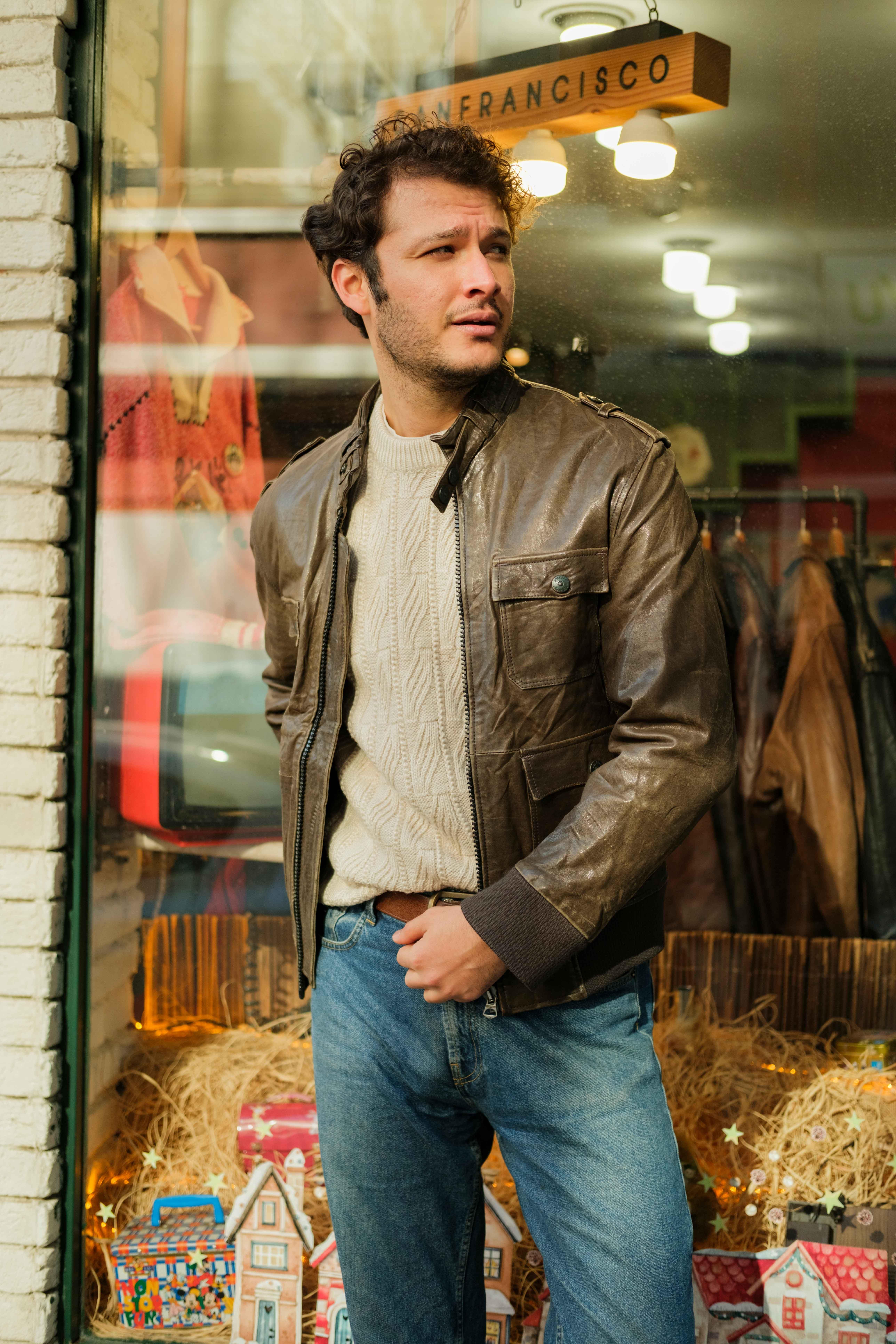 DOCKERS  DERİ CEKET