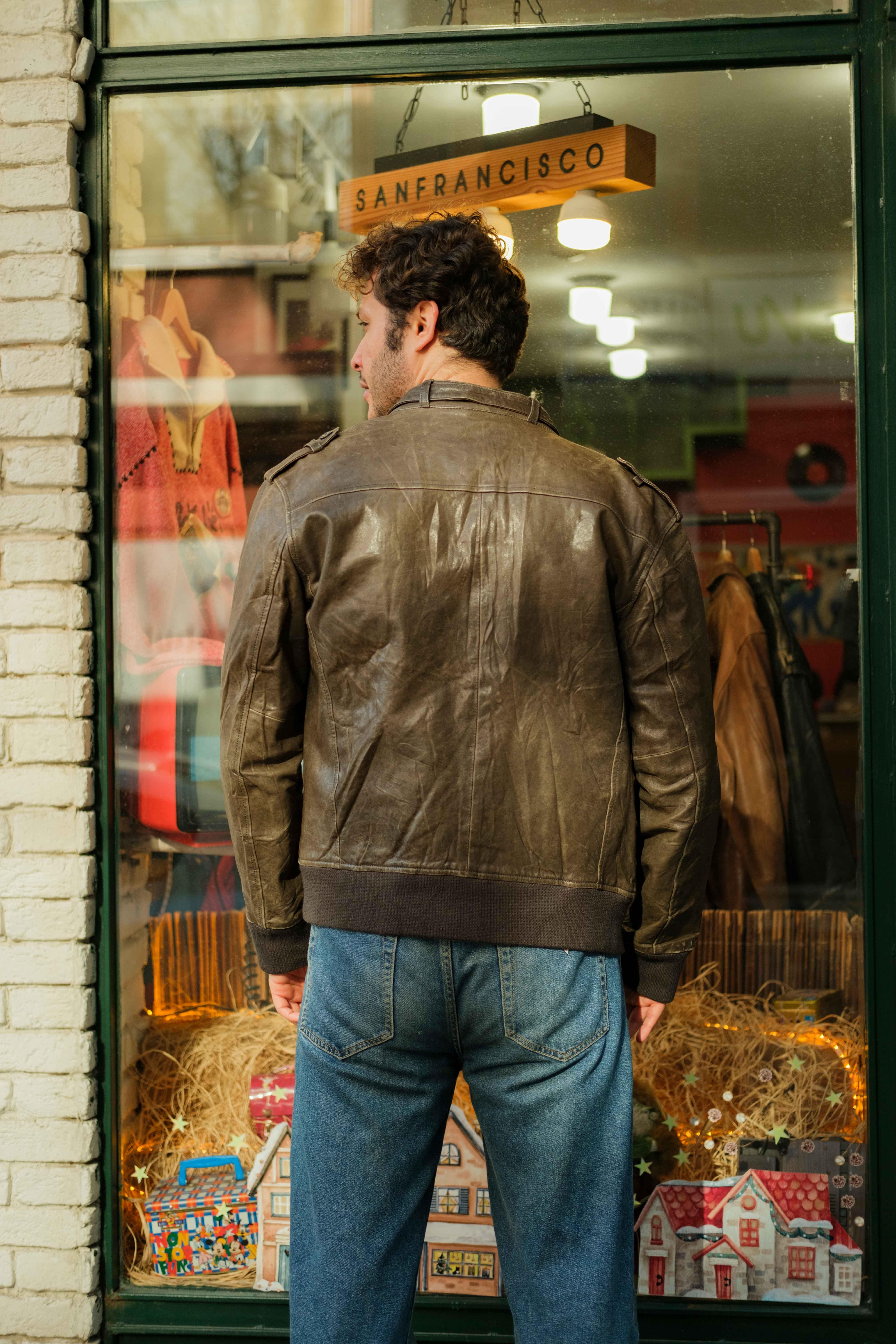 DOCKERS  DERİ CEKET