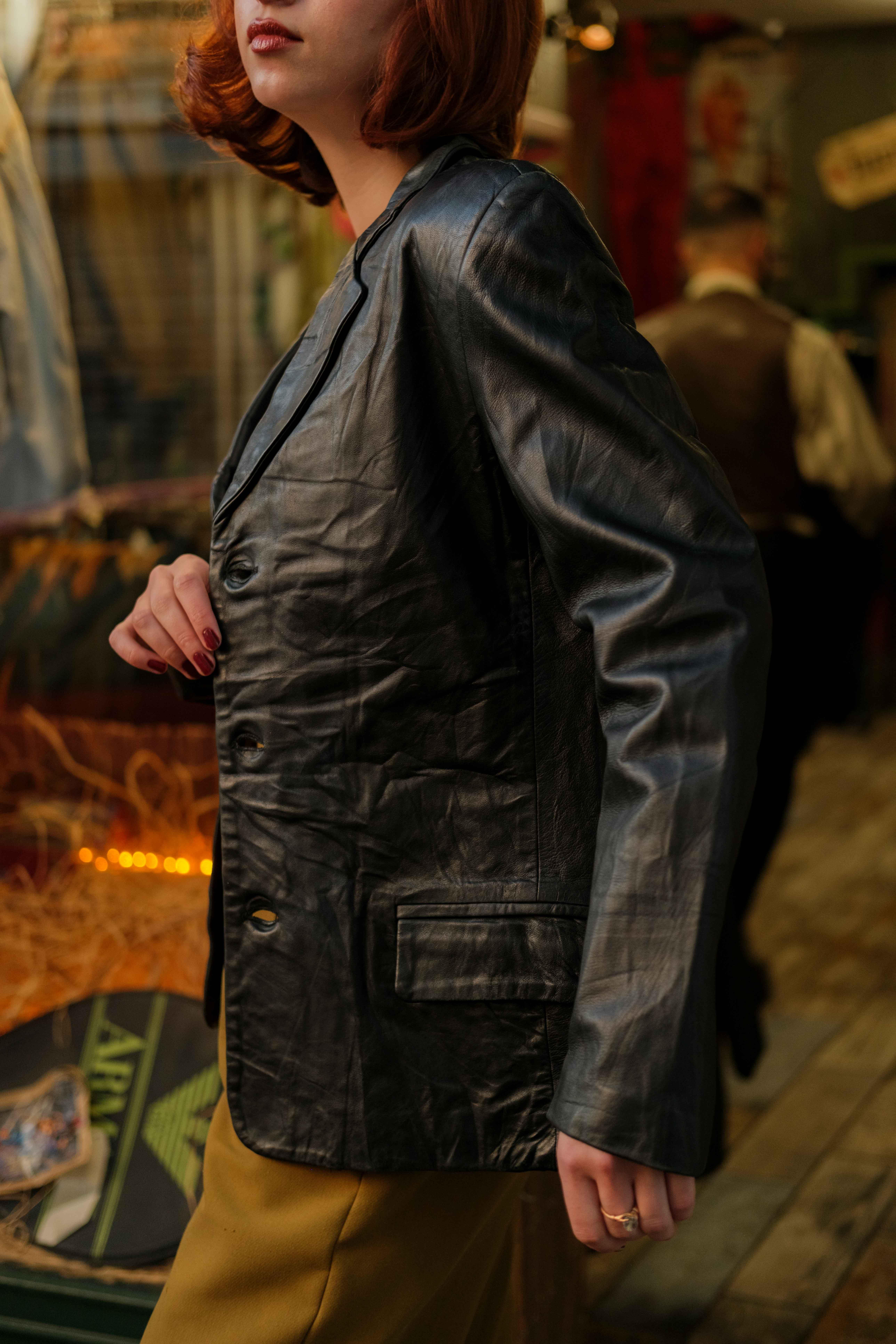 DREAMERS Blazer Model Kadın Deri Ceket