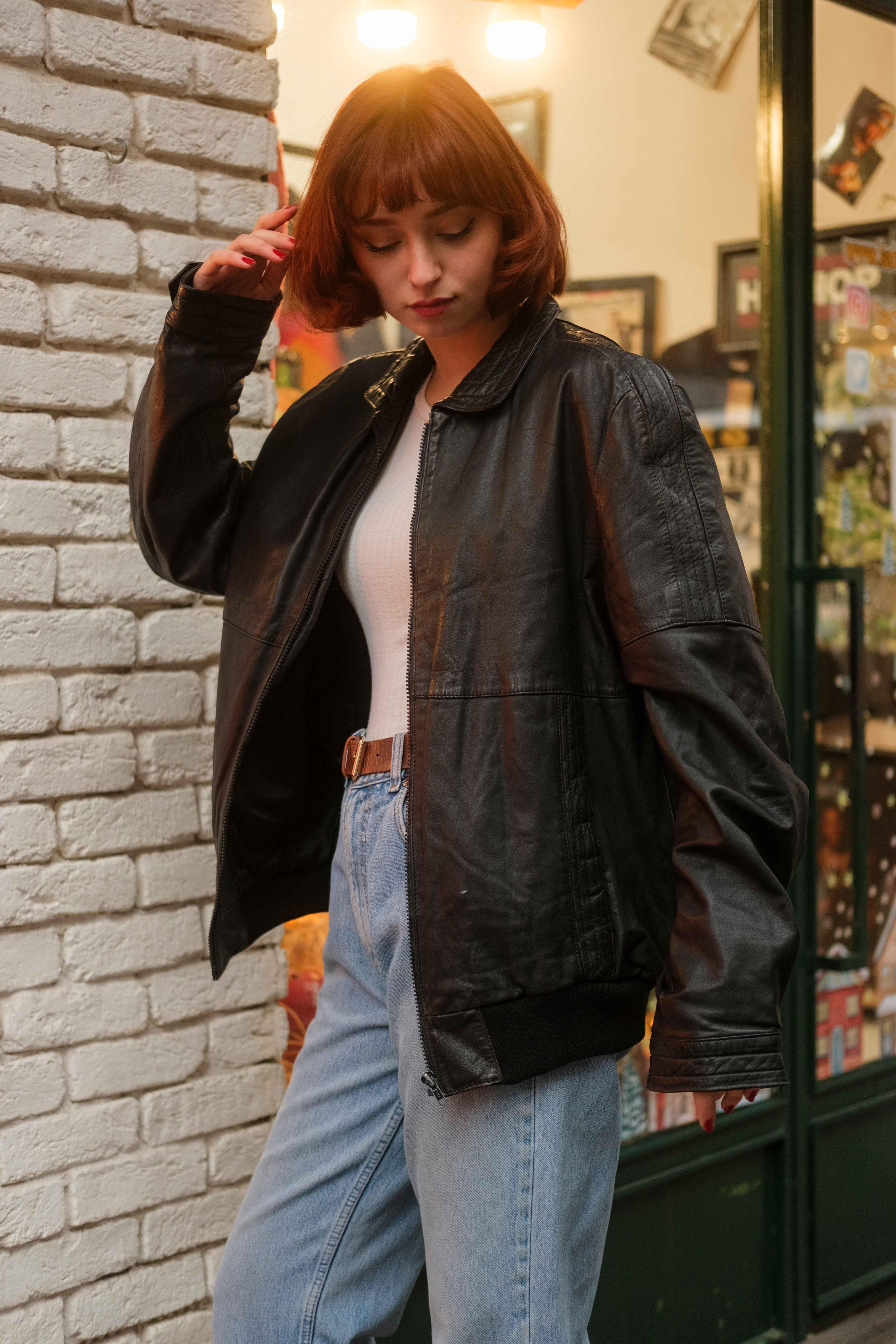 ESKİTME UNİSEX BOMBER CEKET