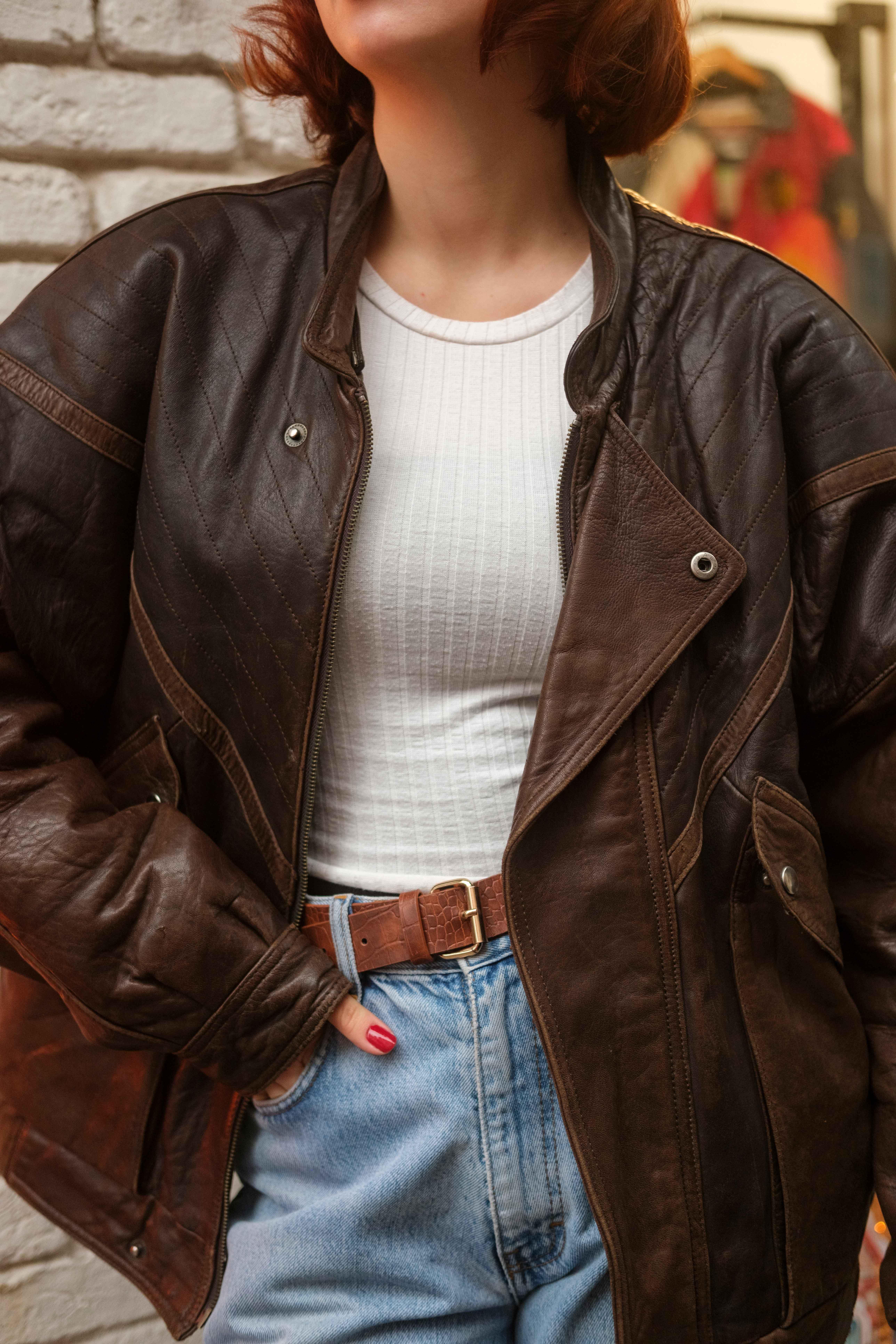 ESKİTME UNİSEX BOMBER CEKET