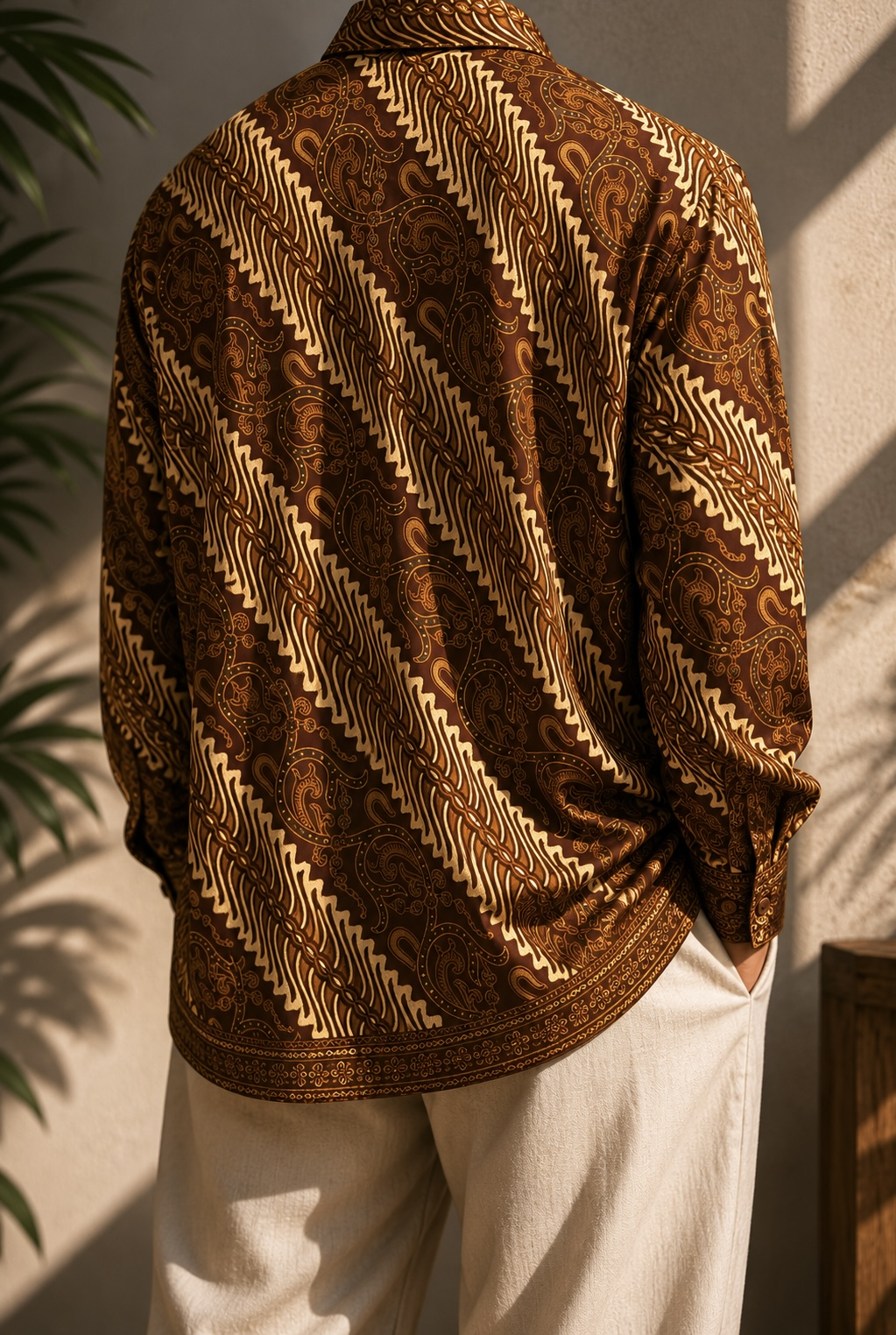 Ethnic Boho Batik Gömlek