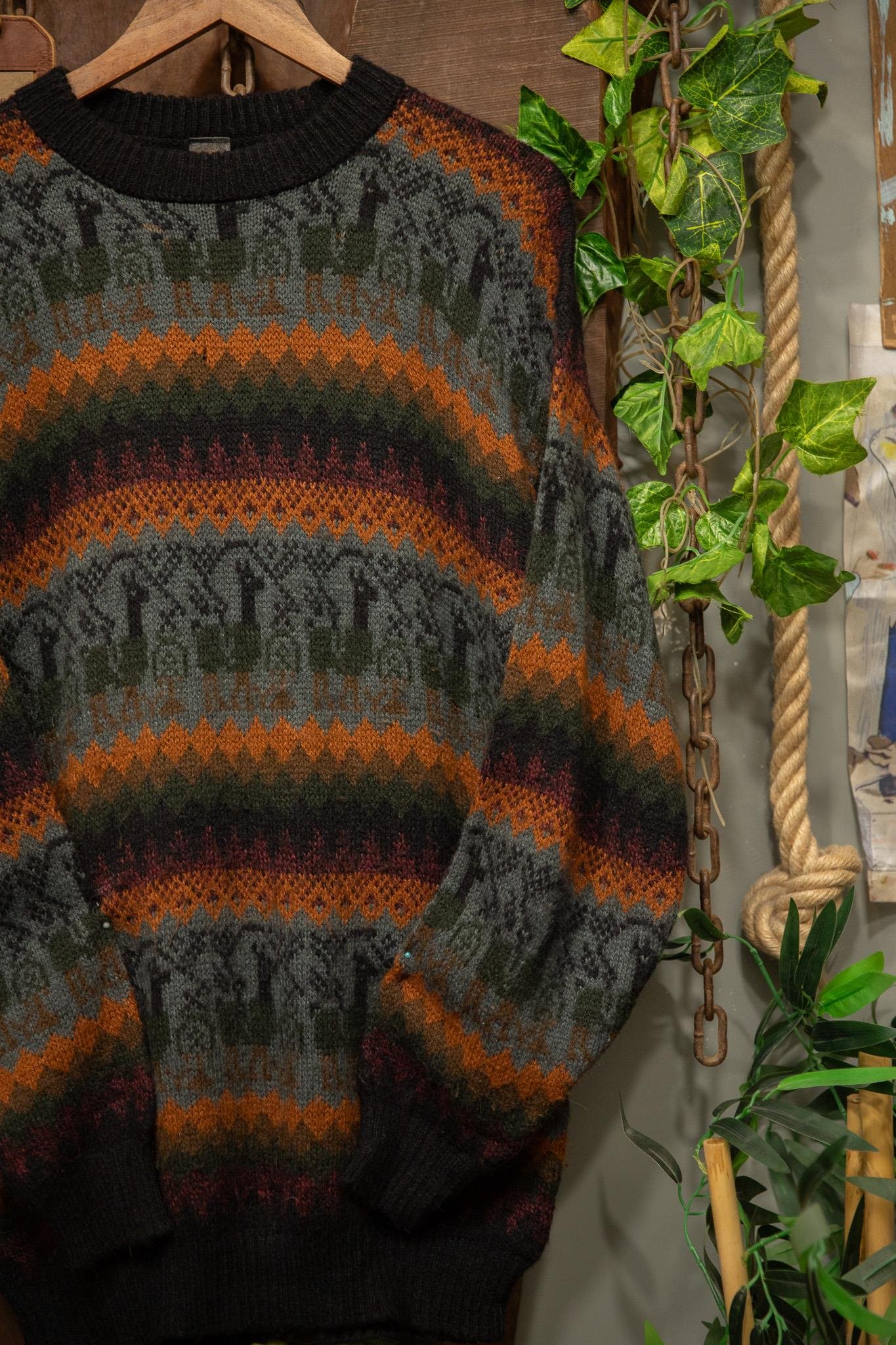 Etnik 90s Nordic Oversize Kazak