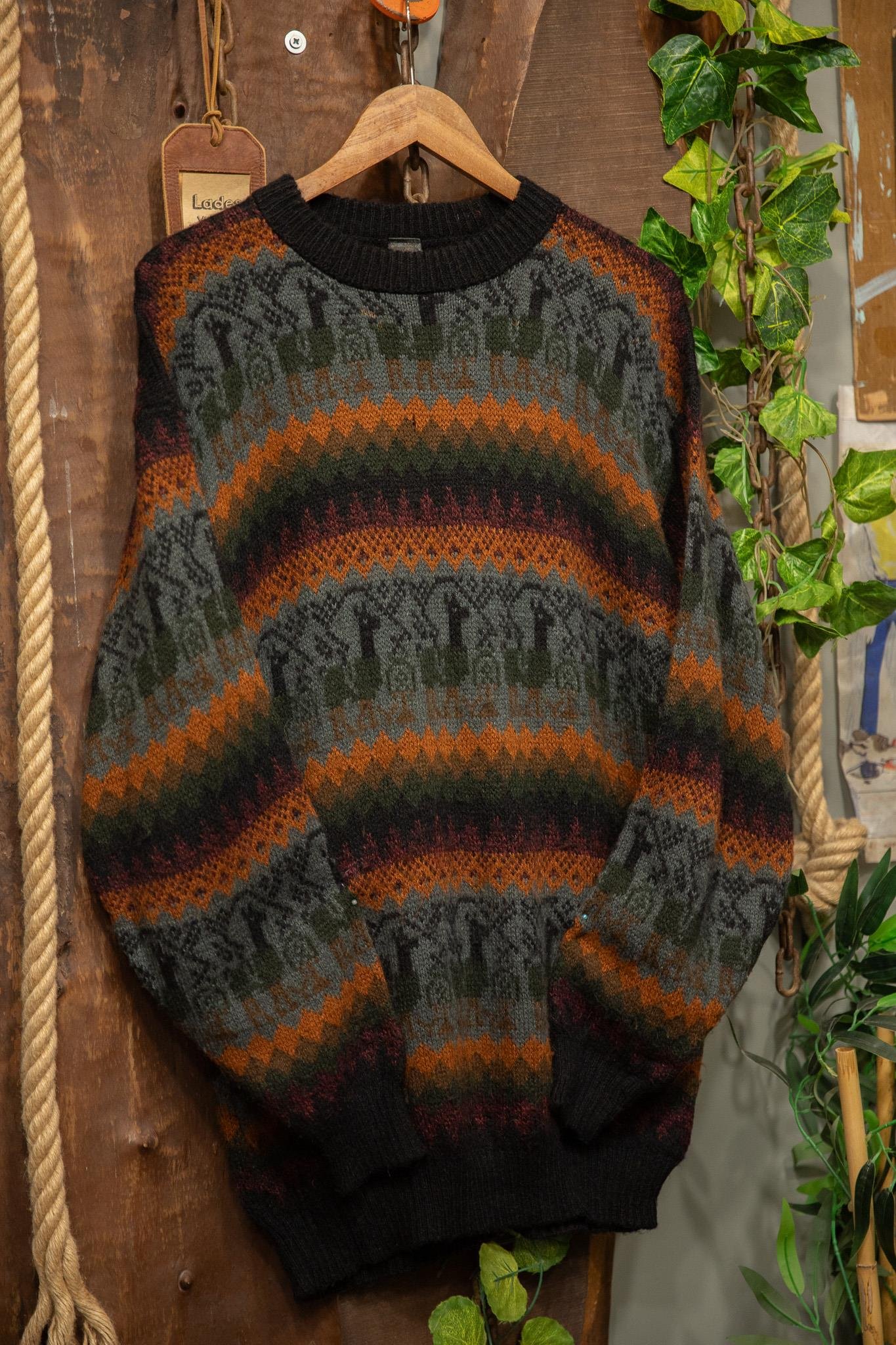 Etnik 90s Nordic Oversize Kazak