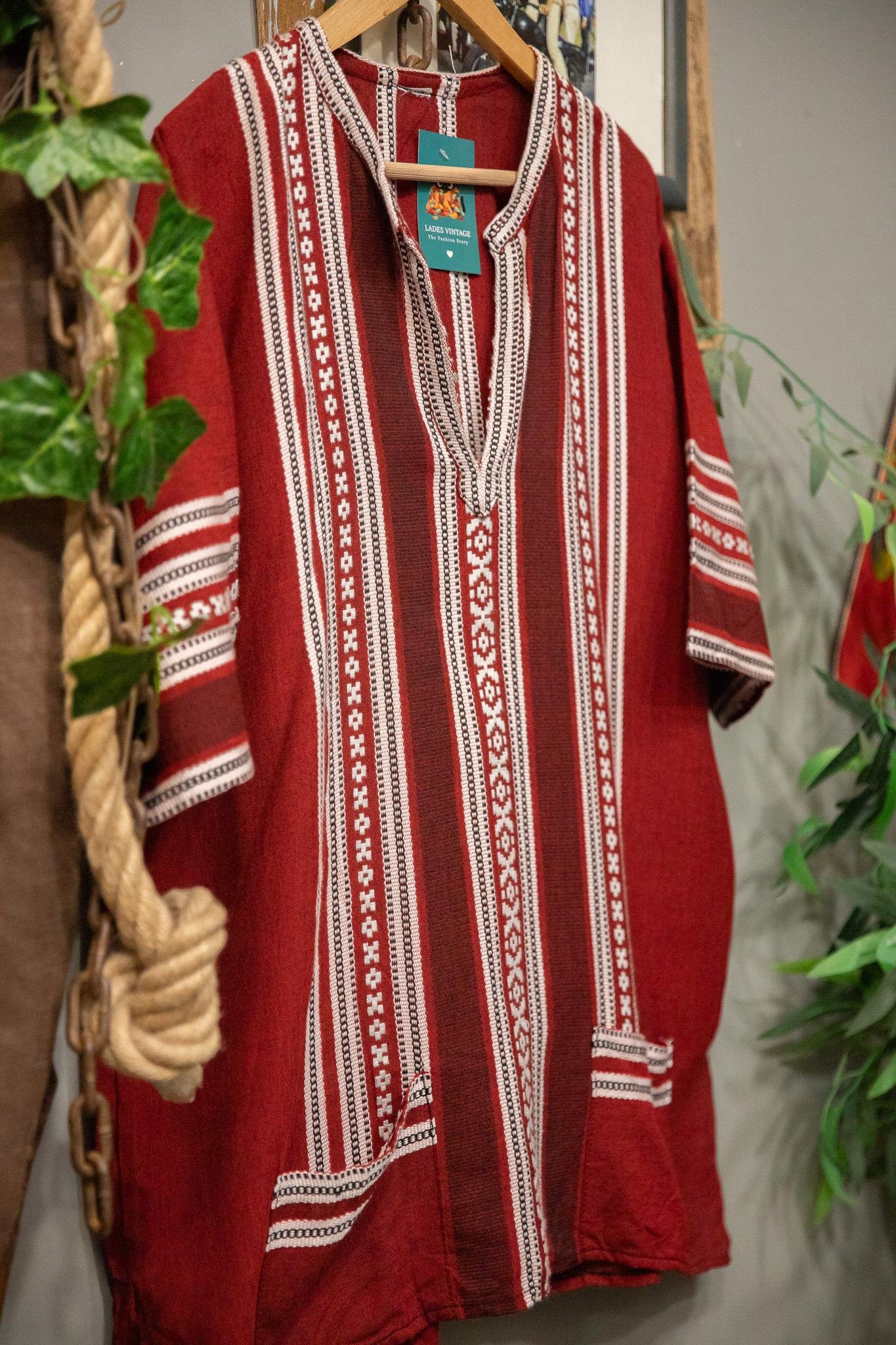 Etnik Africa Salaş Gömlek