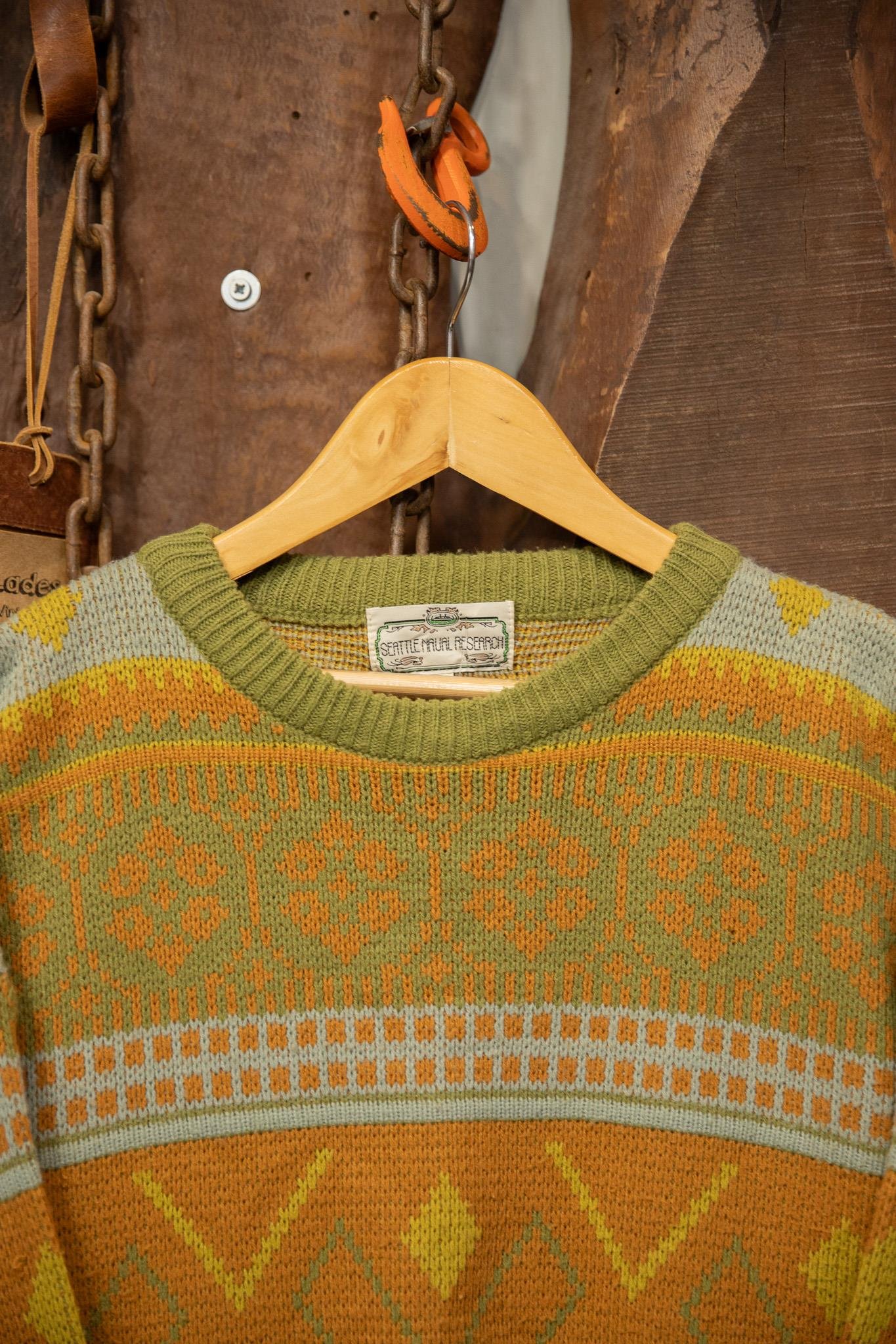 Etnik Oversize Wool Kazak
