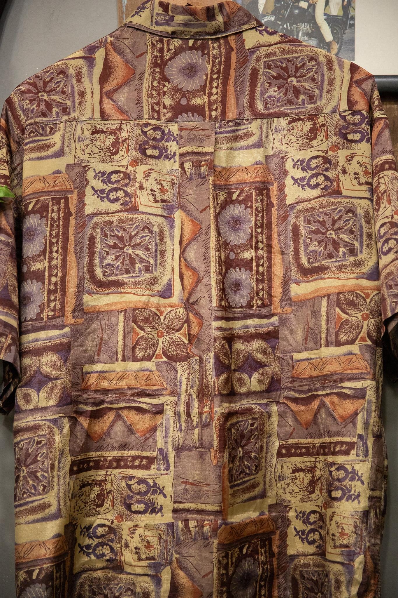 Etnik THAI SILK 90s Gömlek