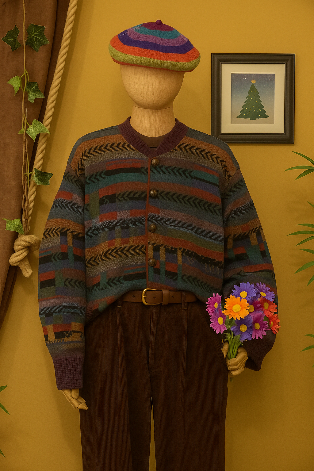 Etnik Wool Hırka