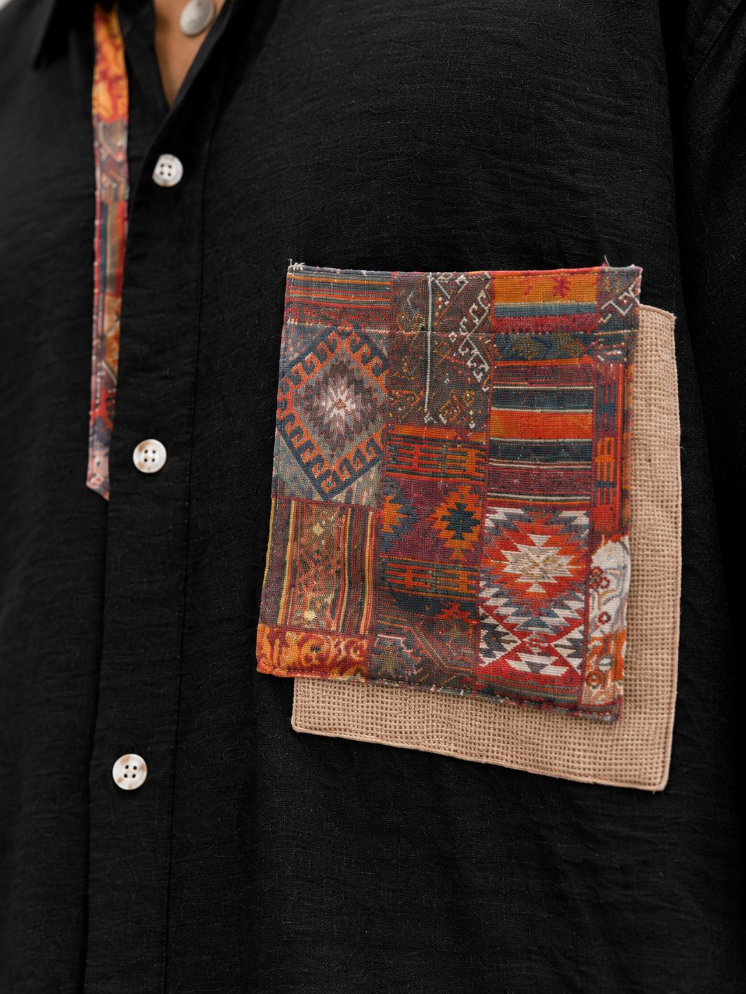 Etnik&Otantik Kilim Desen Gömlek