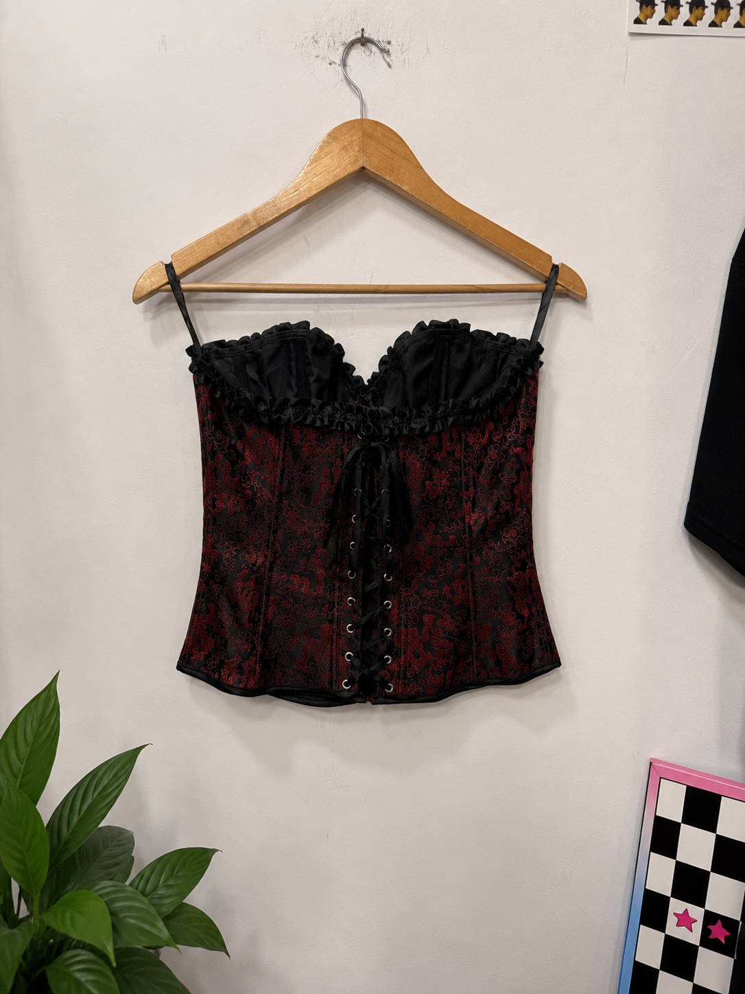 Gothic Red&Black Korse