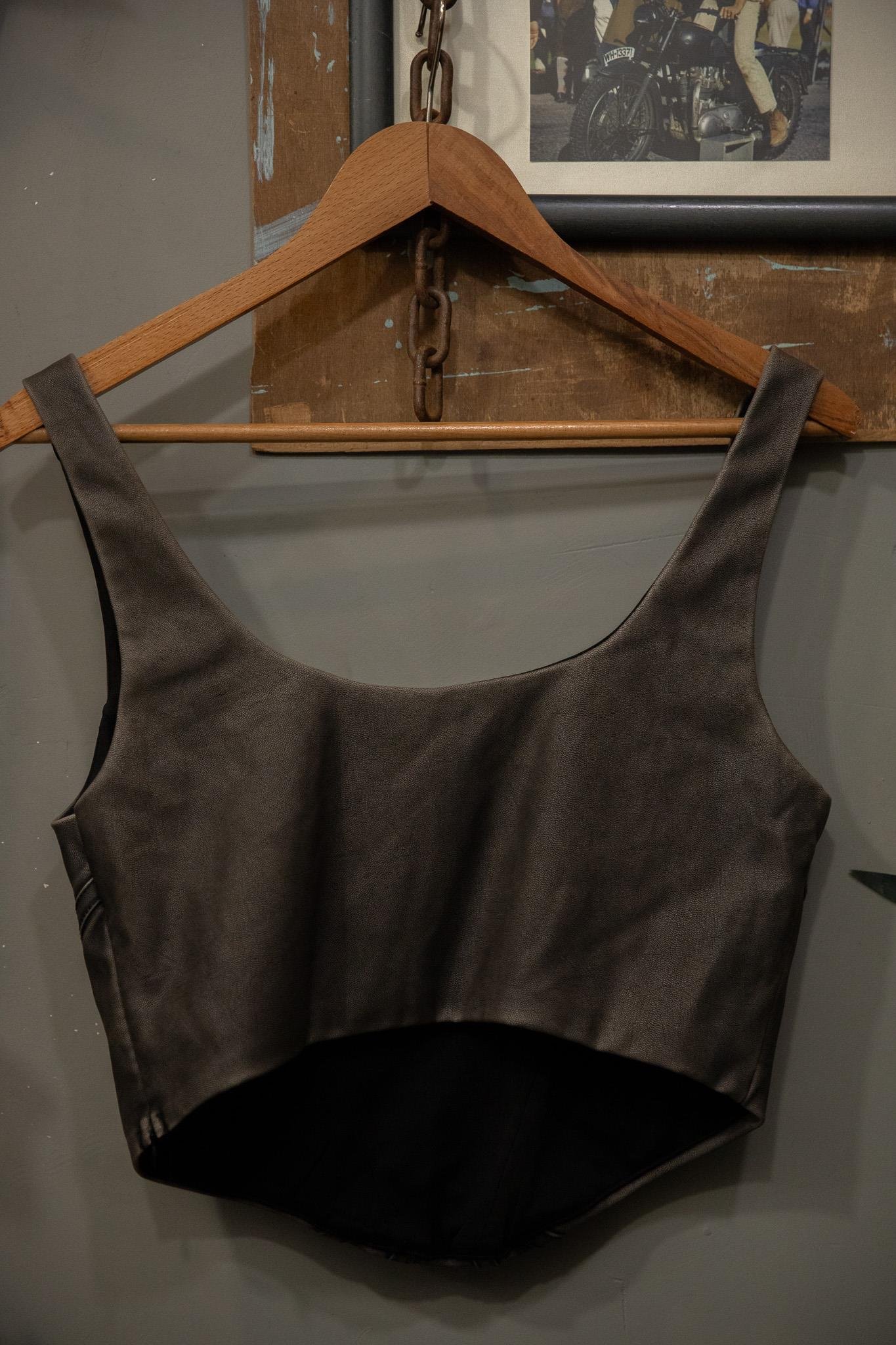 Grey Biker Corset