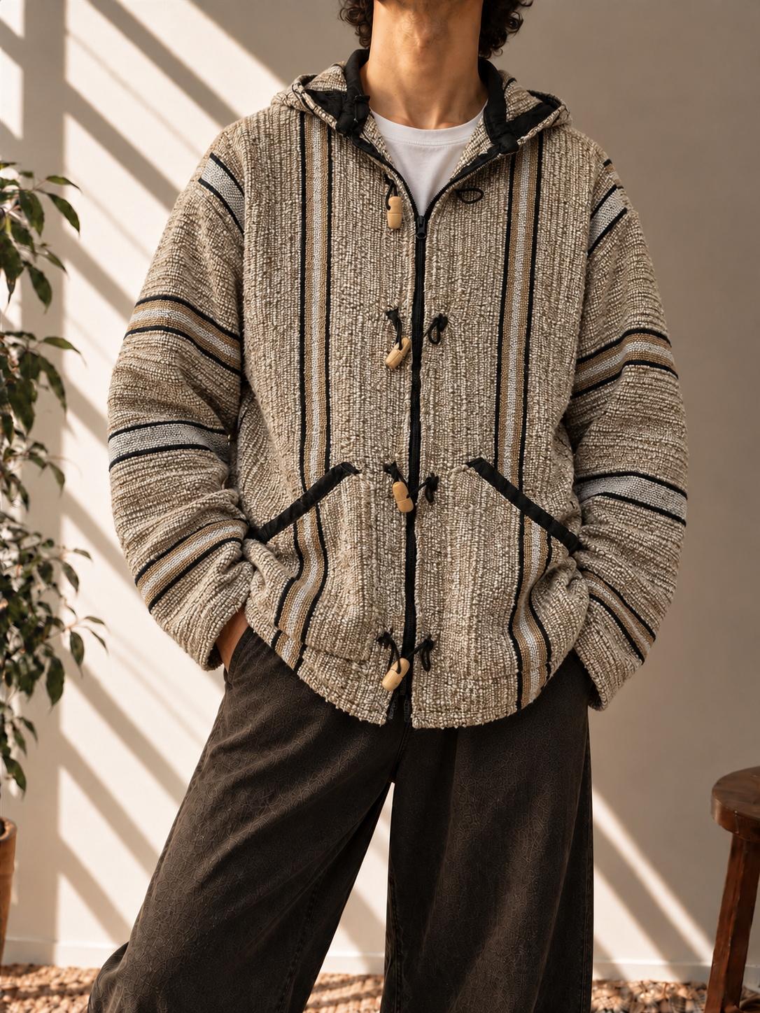 Hippie/Etnik Hoodie