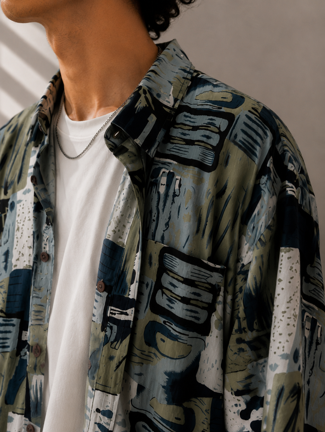 İtalian 1990s Oversize Gömlek
