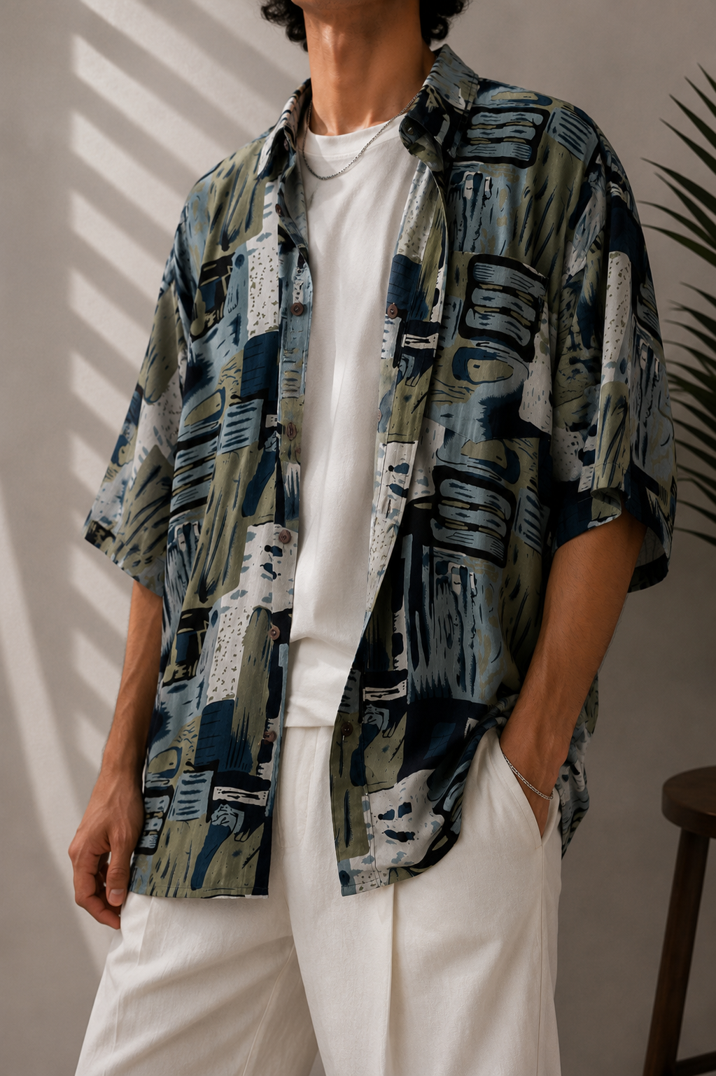 İtalian 1990s Oversize Gömlek