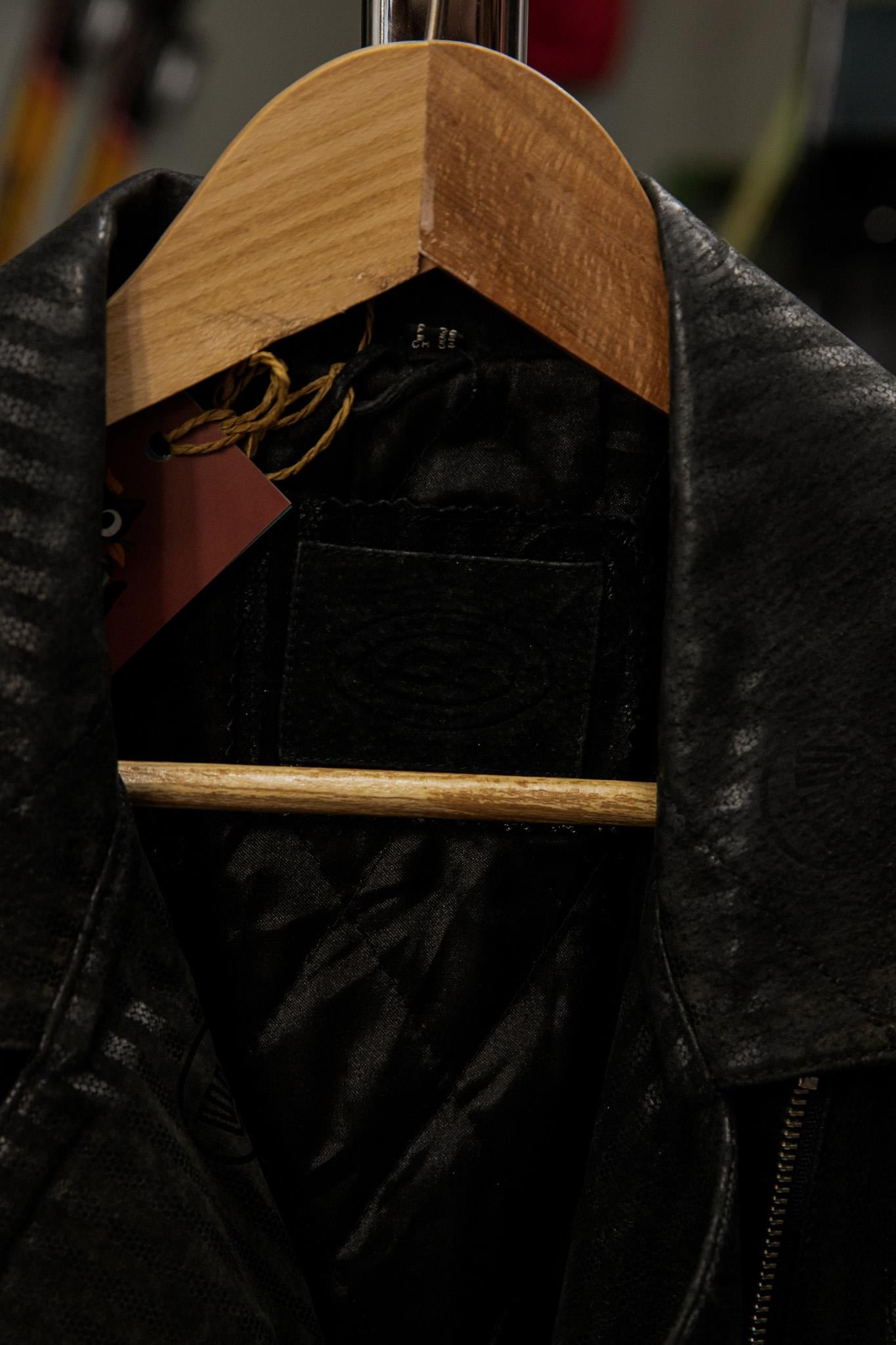 İtalian Biker Kemerli Model Kadın Deri Ceket