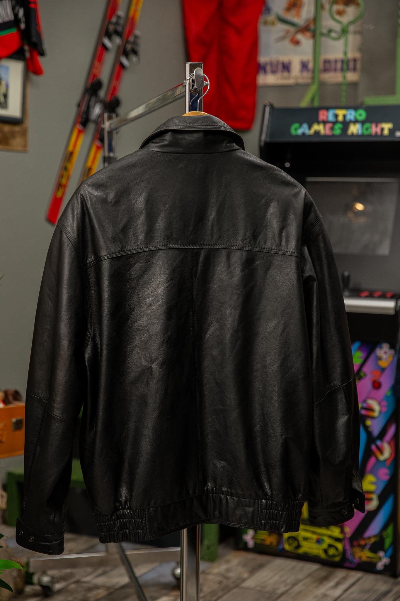İtalian Bomber Model Deri Ceket