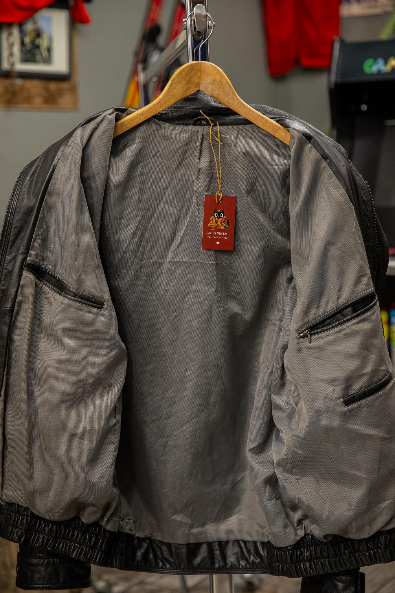 İtalian Bomber Model Deri Ceket