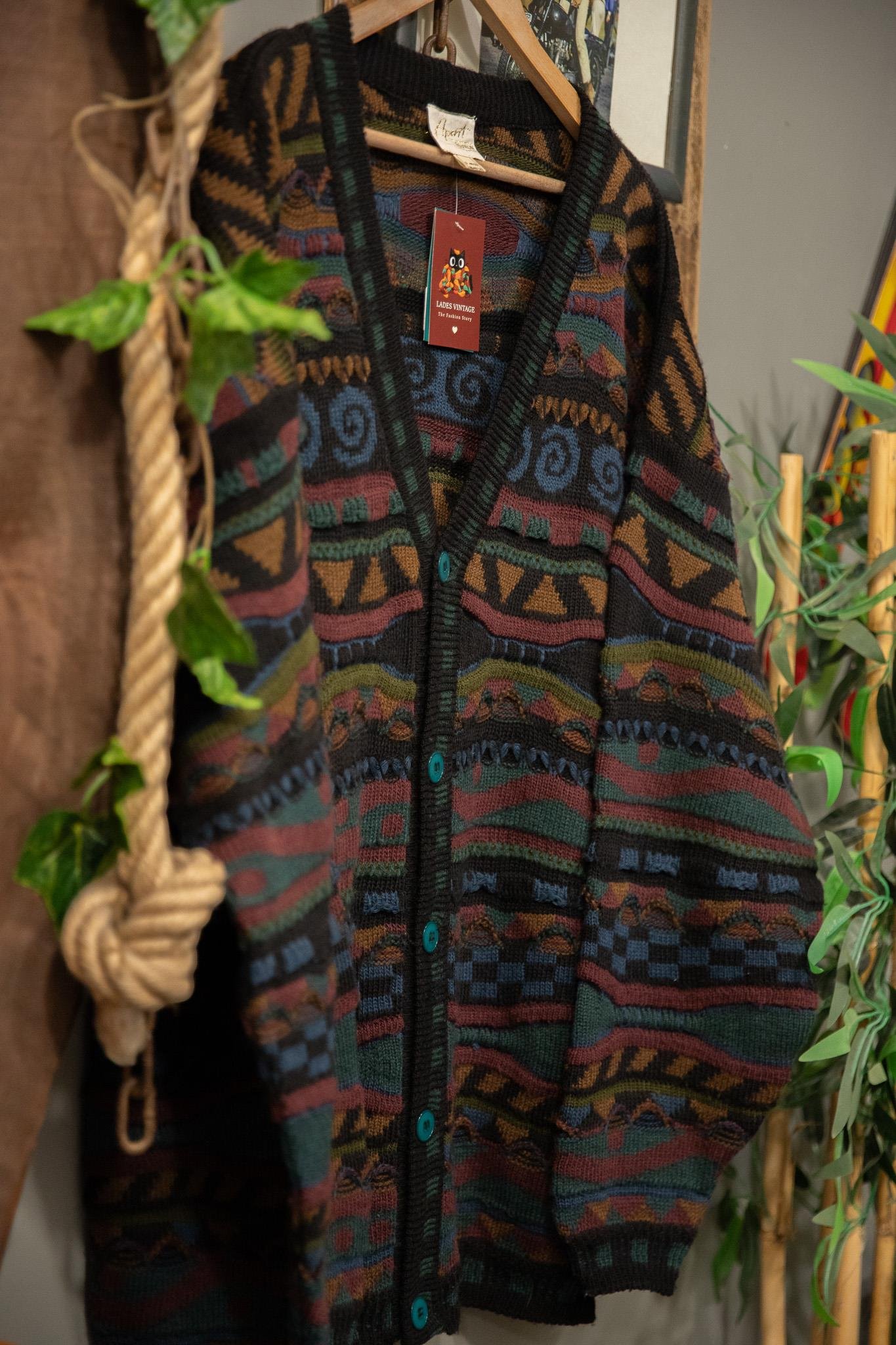 İtalian Etnik Wool Hırka