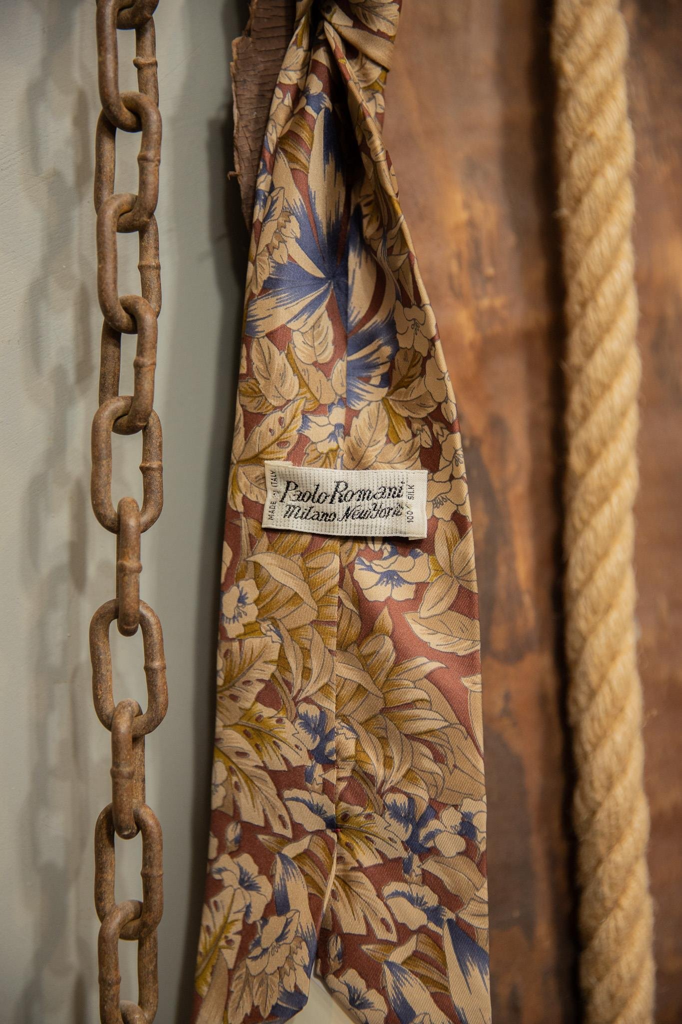 Italy Paolo Romani Silk Kravat