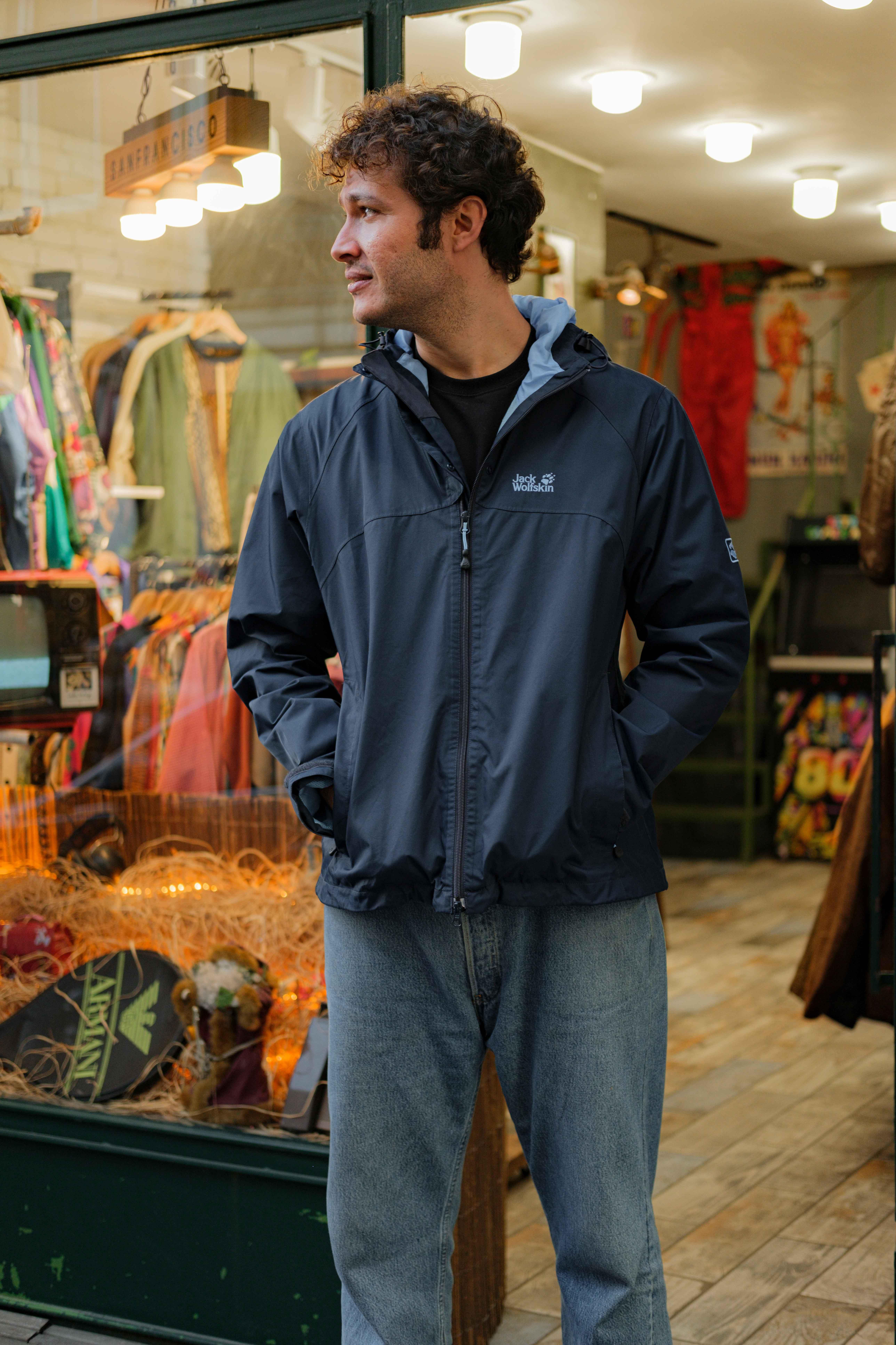 JACK WOLFSKIN Unisex Su Geçirmez Mont