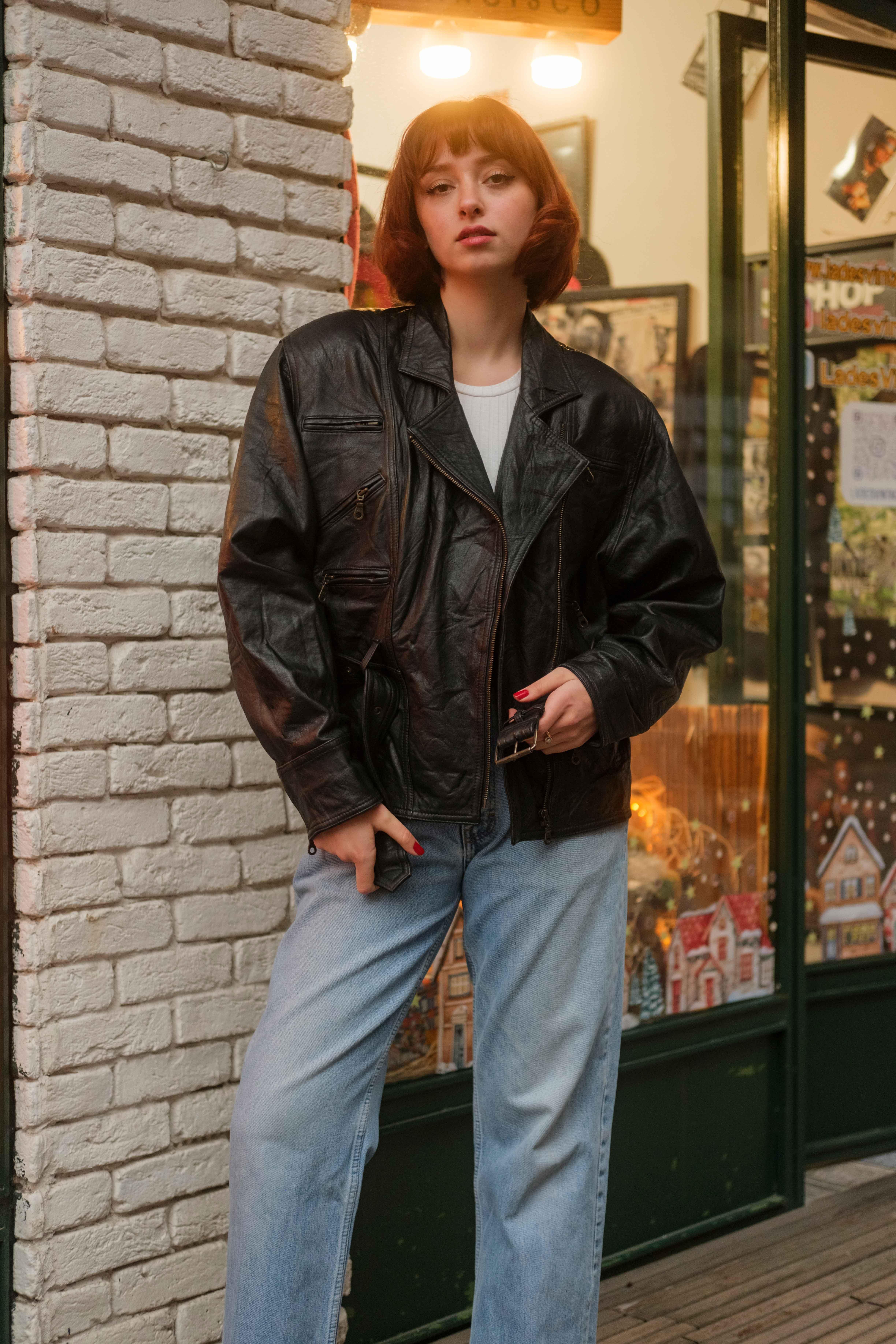 KADIN BIKER CEKET