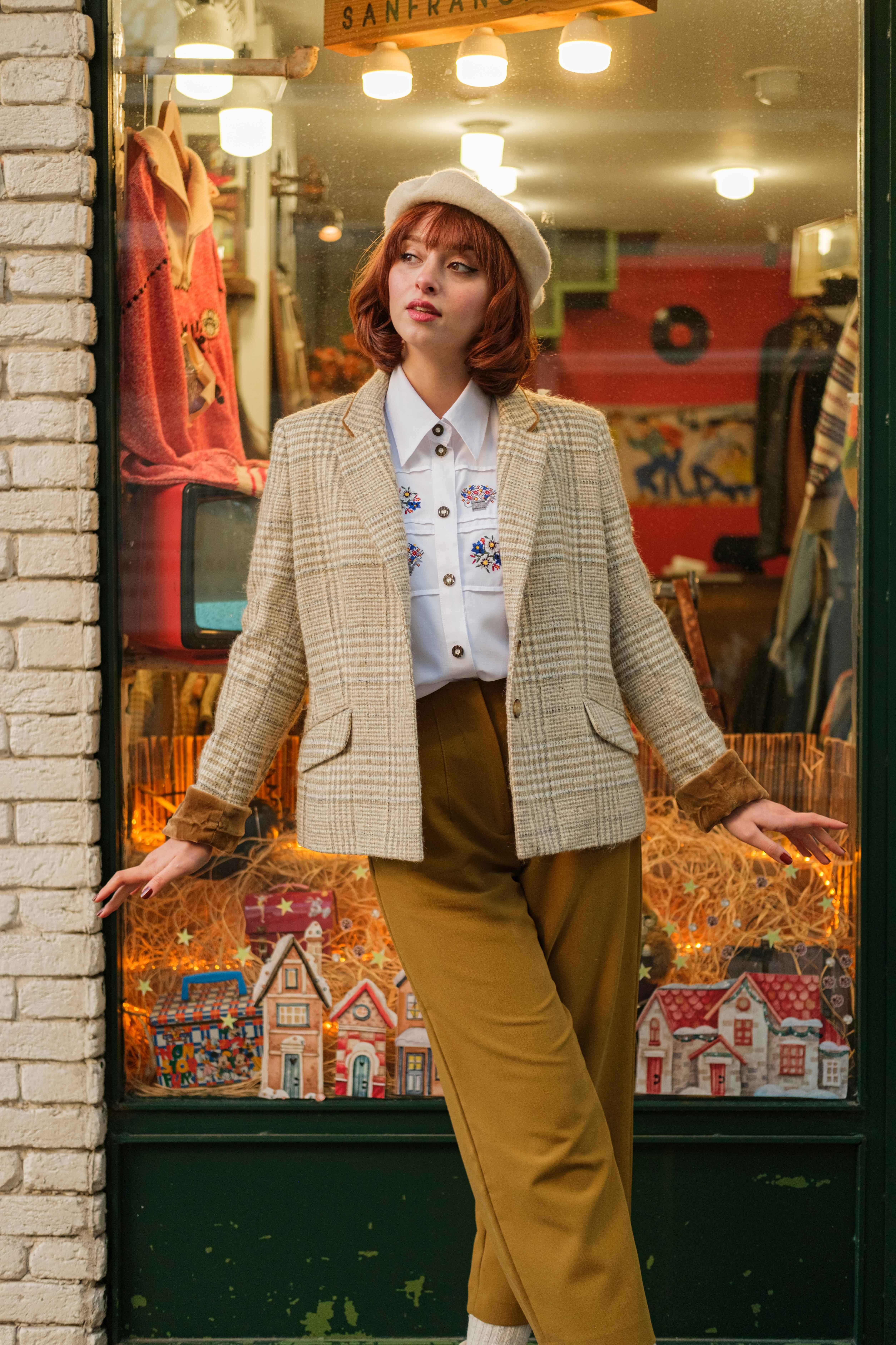 KADIN ÖRME BLAZER CEKET