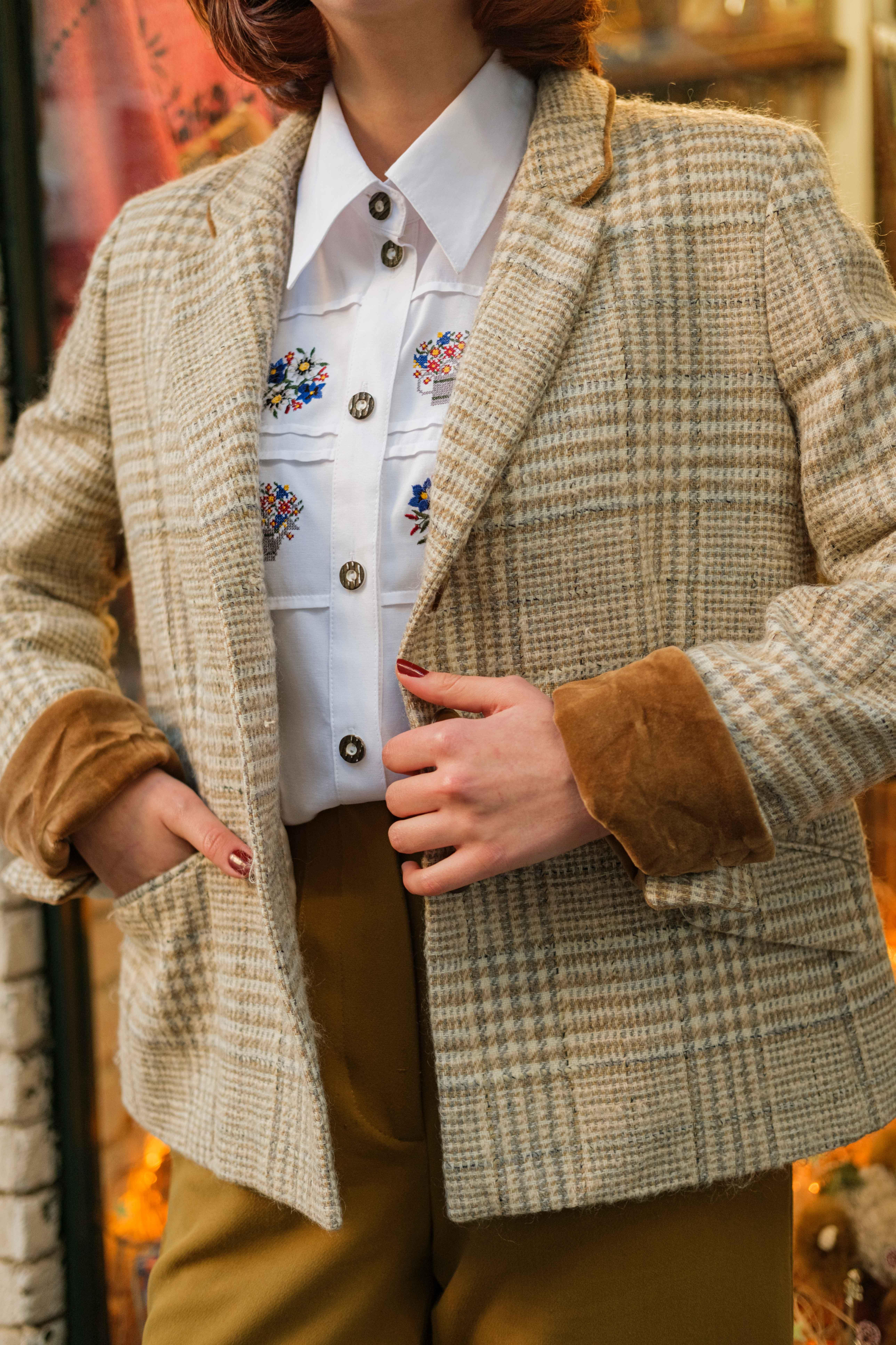 KADIN ÖRME BLAZER CEKET
