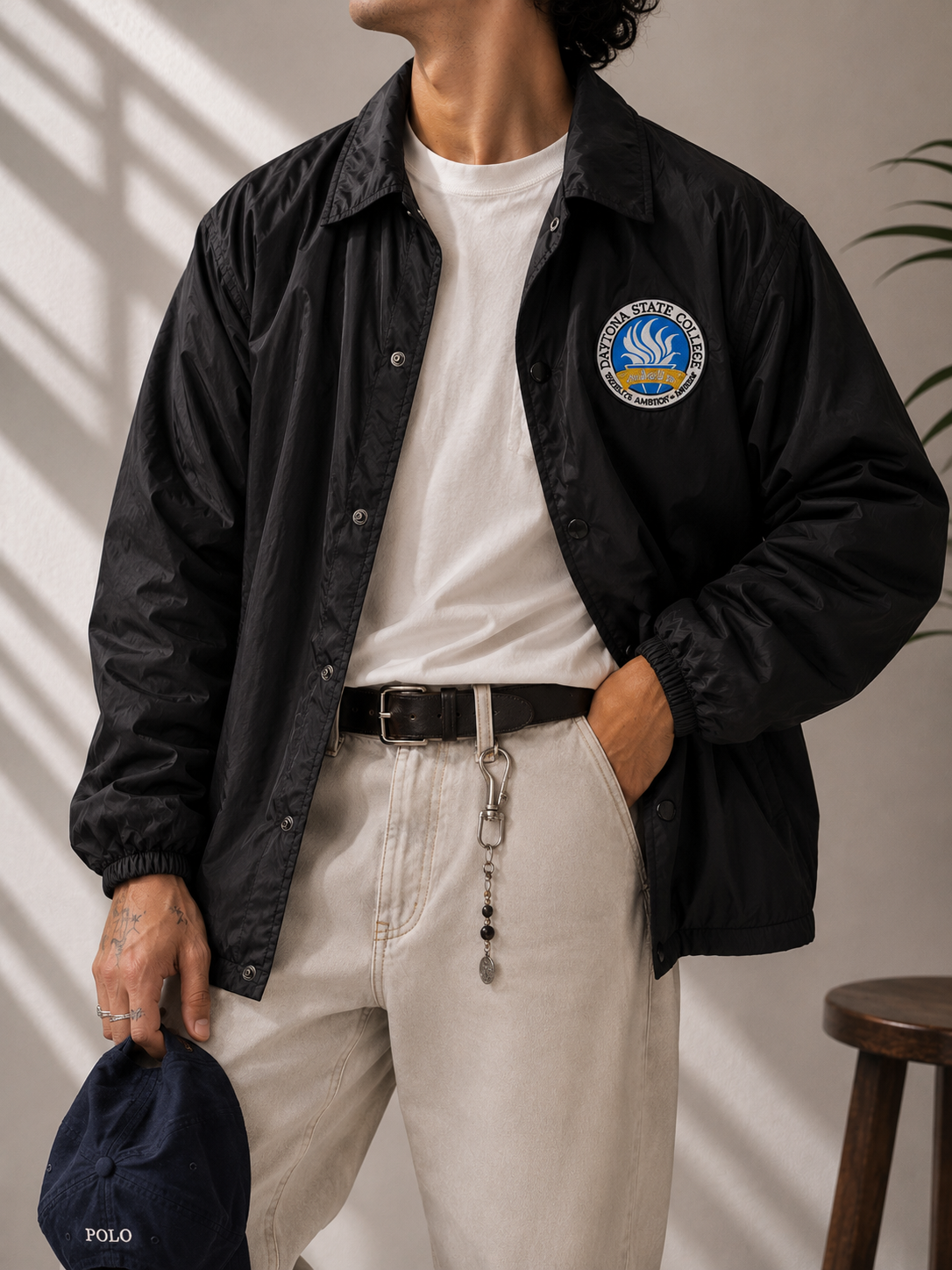 Kolej Logolu Coach Ceket