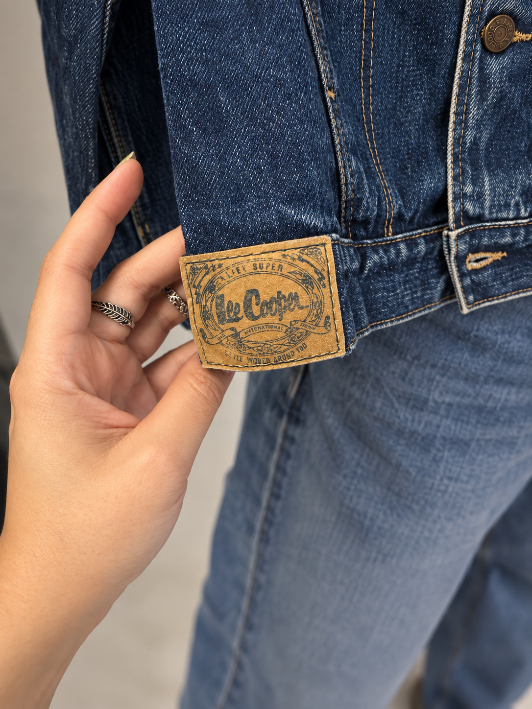 Lee Cooper Original Biker Kot Ceket