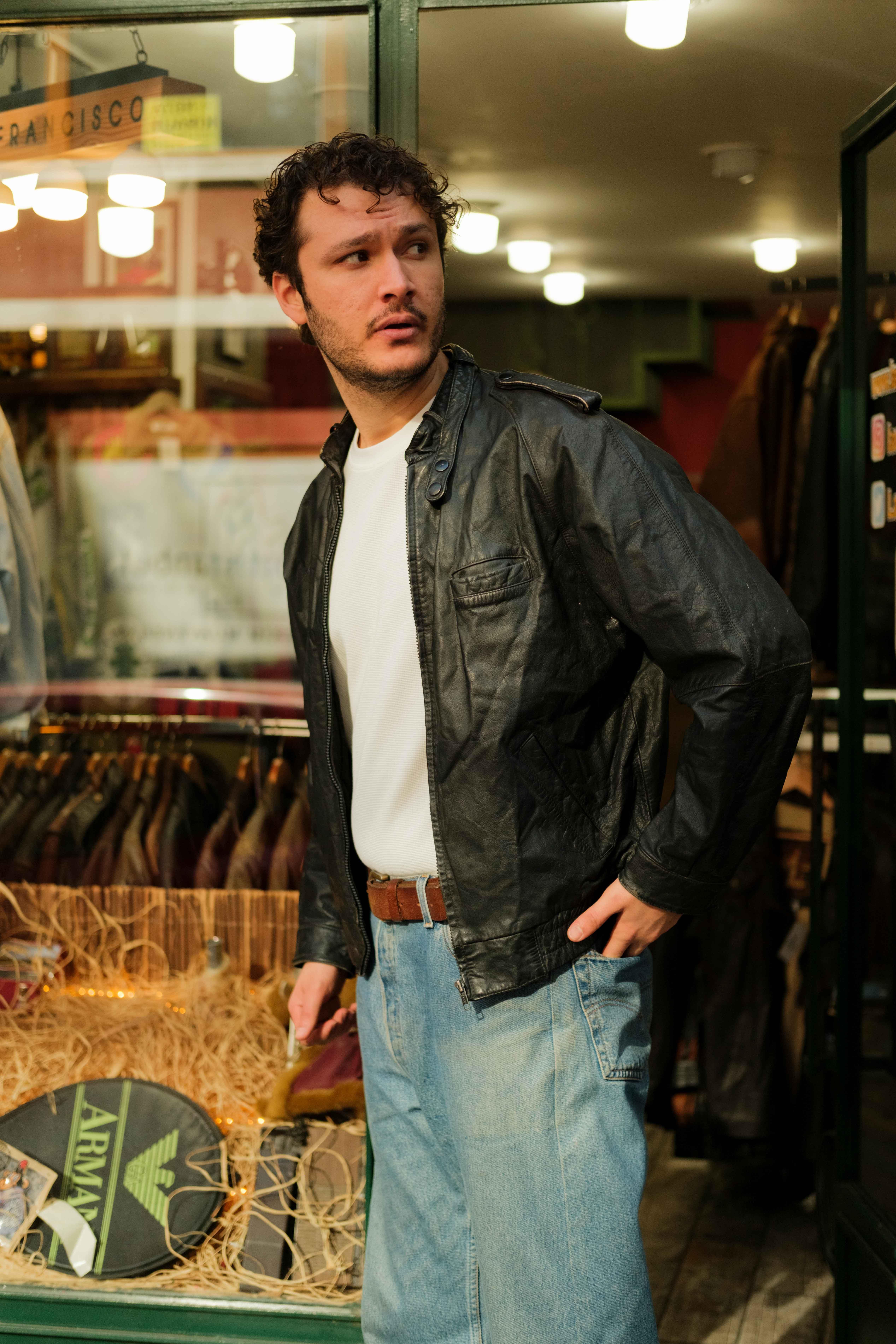 LUIGI TOMASI Germany Bomber Model Unisex Deri Ceket